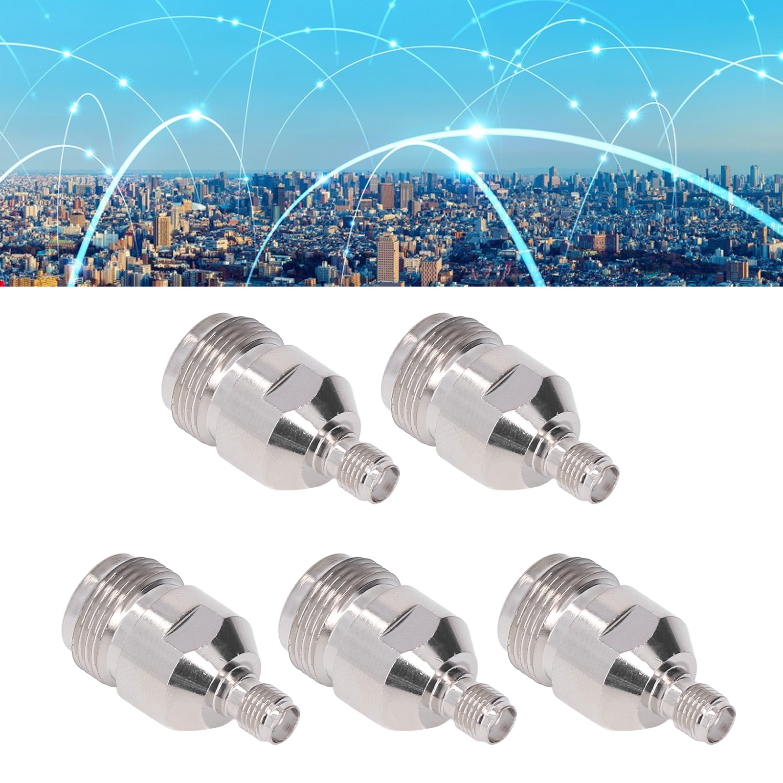 Nk-smak Hochfrequenz-hf-koaxialadapter, N-buchse Auf Sma-buchse, Verkauft In 5er-packungen
