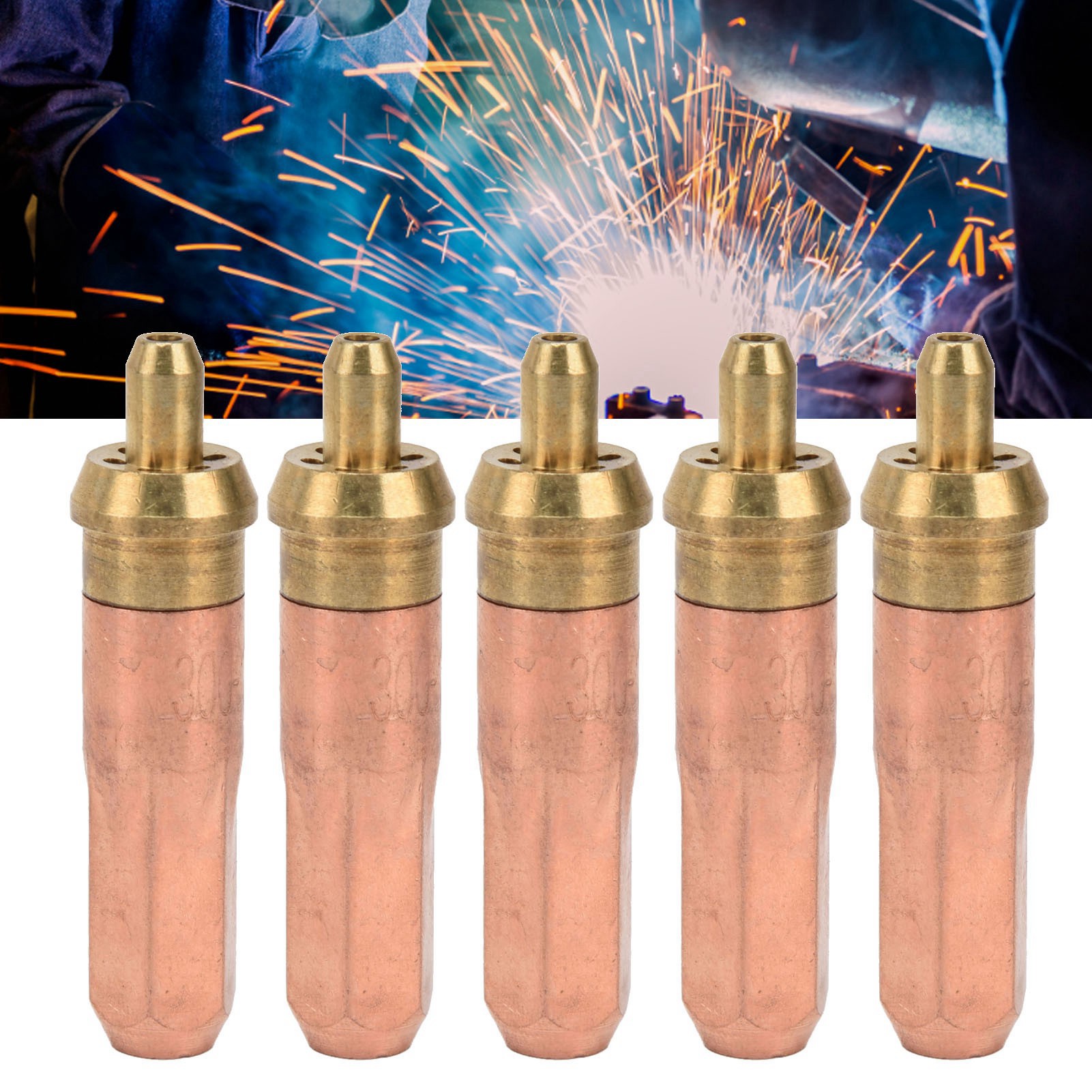 Ringschneiddüse In Form Einer Pflaumenblüte, Propan-ringschneiddüse, Schneidbrenner, G01-300 1 Schneiddüse, Verkauft In Fünferpackungen.