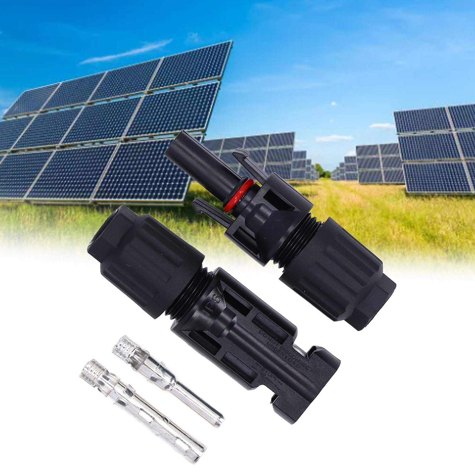 Mc4 Photovoltaik-steckverbinder Für Solarstromleitungen, Hochspannungsstecker (männlich Und Weiblich), 1000v-leitungsanschluss.
