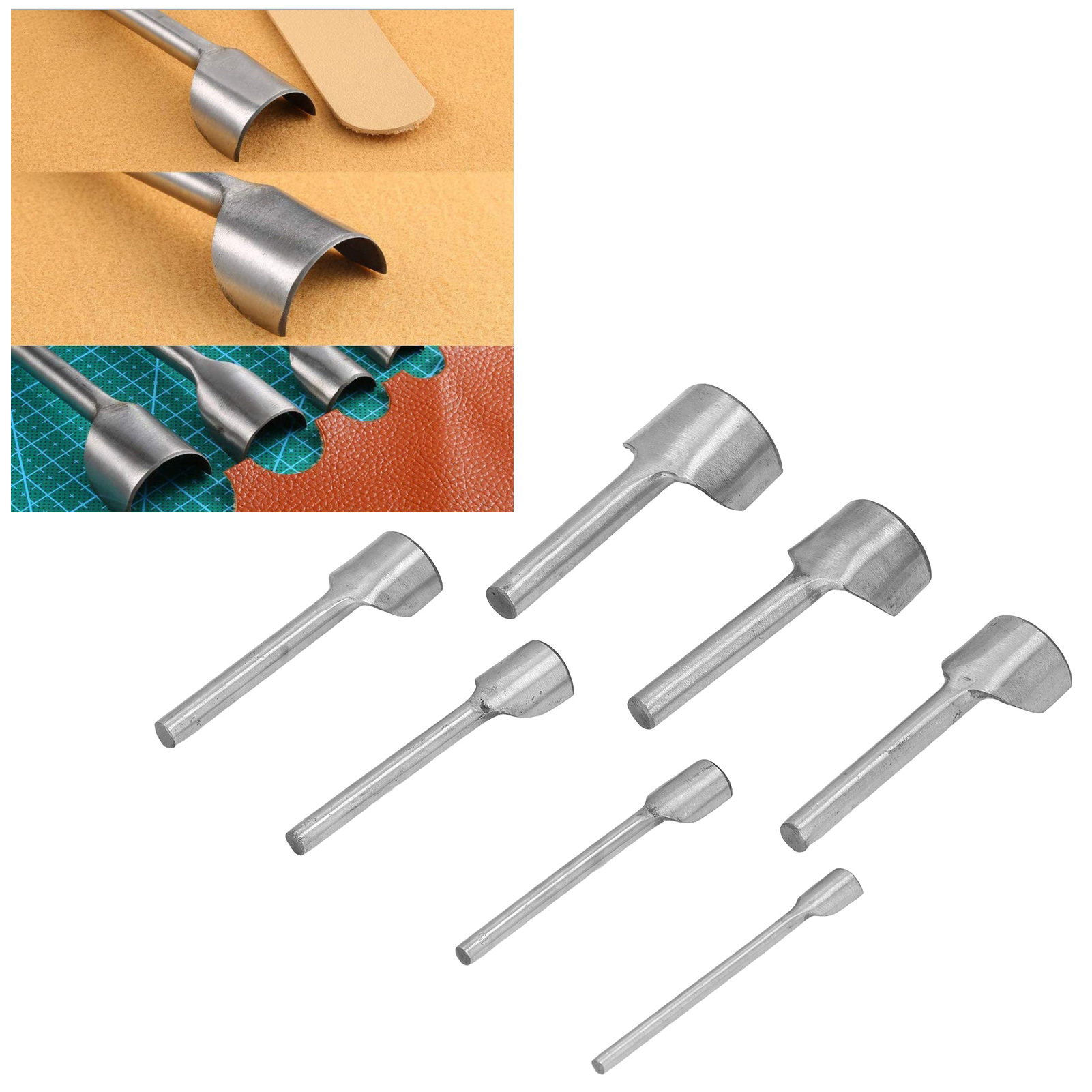Diy-halbkreisstanzen-set Mit Bandabschneider, 10–40 Mm, Siebenteilig
