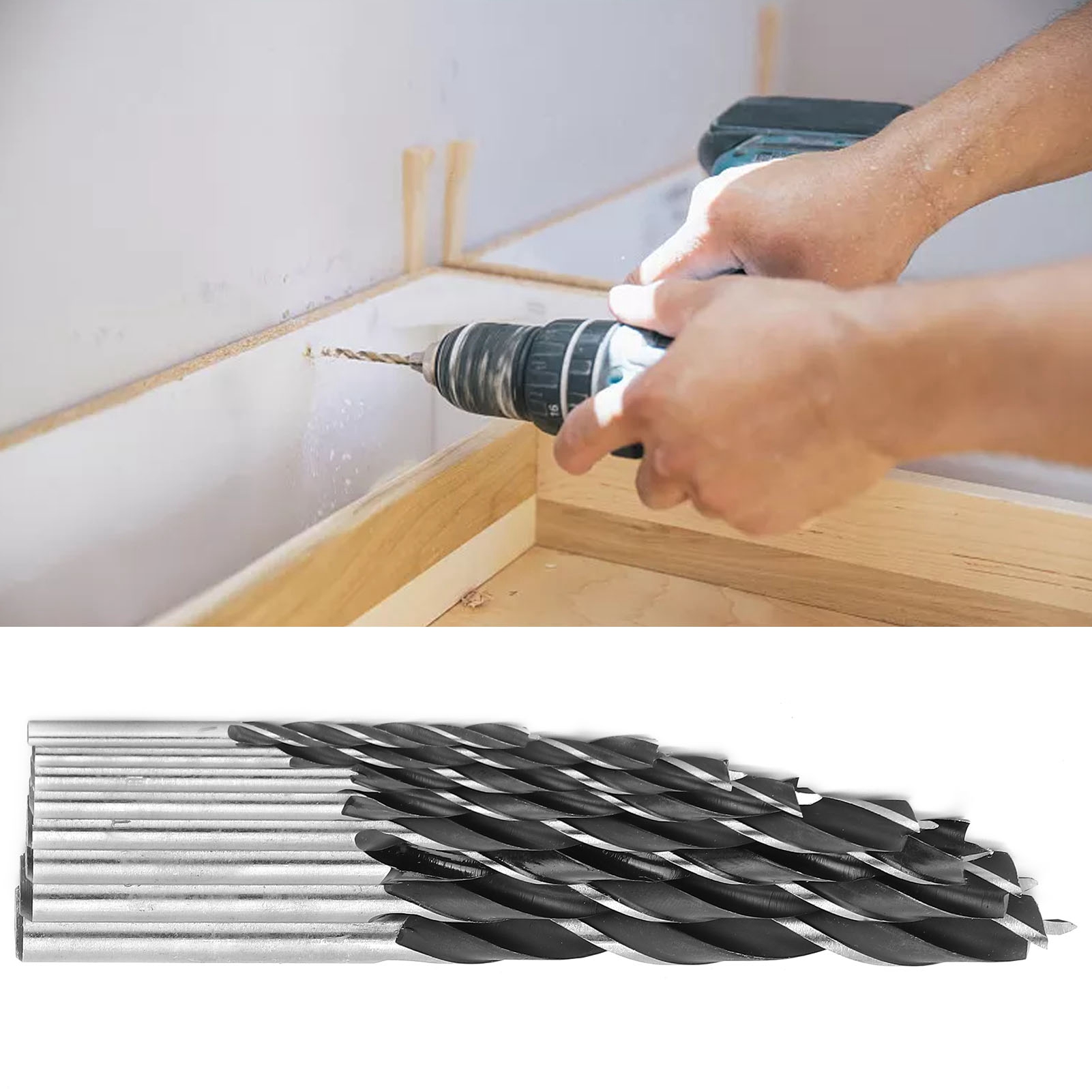 21836 Holzbohrer-set (8-teilig) - Multifunktionaler Spiralbohrer (3 Mm-10 Mm)