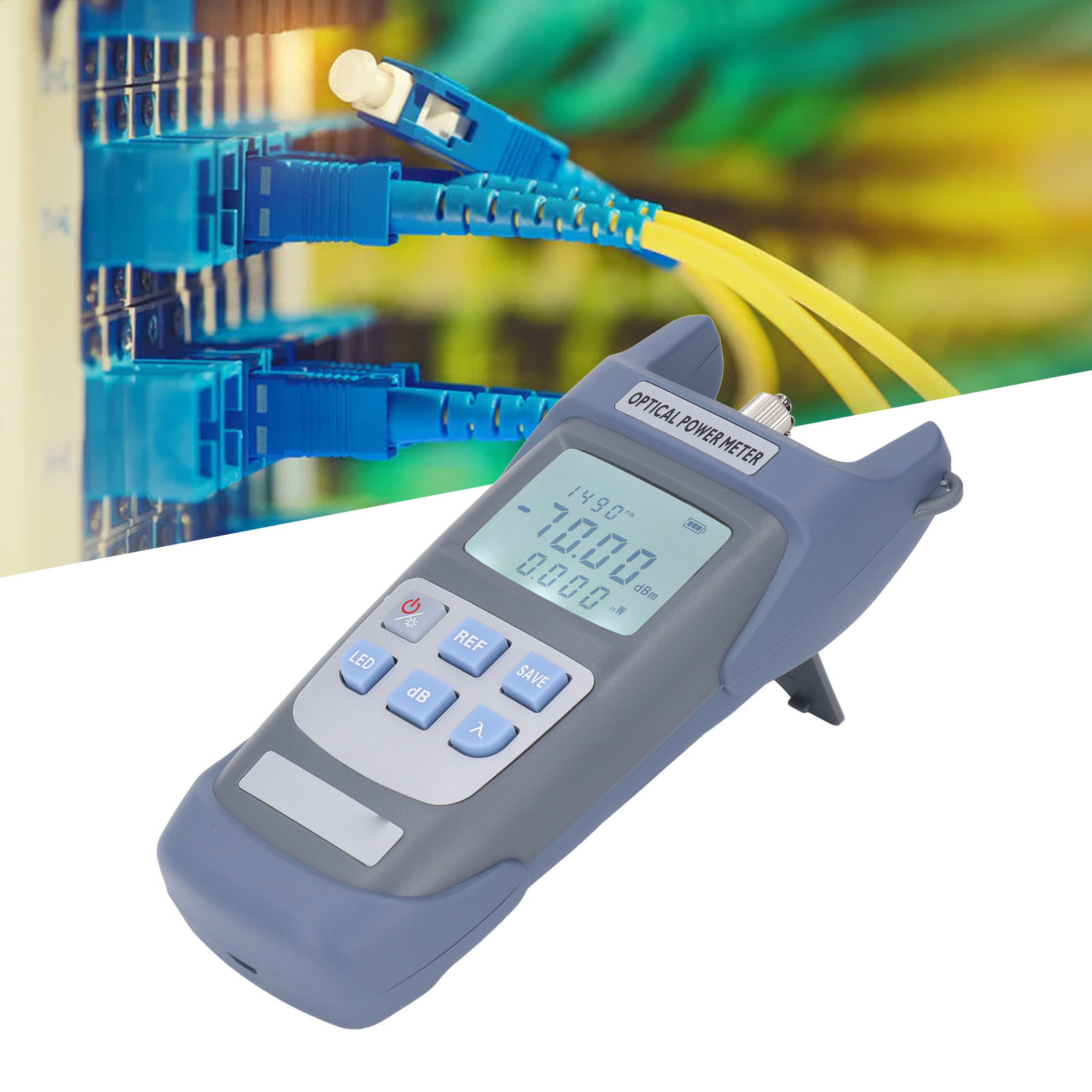 Aua-g710a Optisches Wattmeter, Optischer Dämpfungstester, Glasfaser-dämpfungstester Mit Led-anzeige
