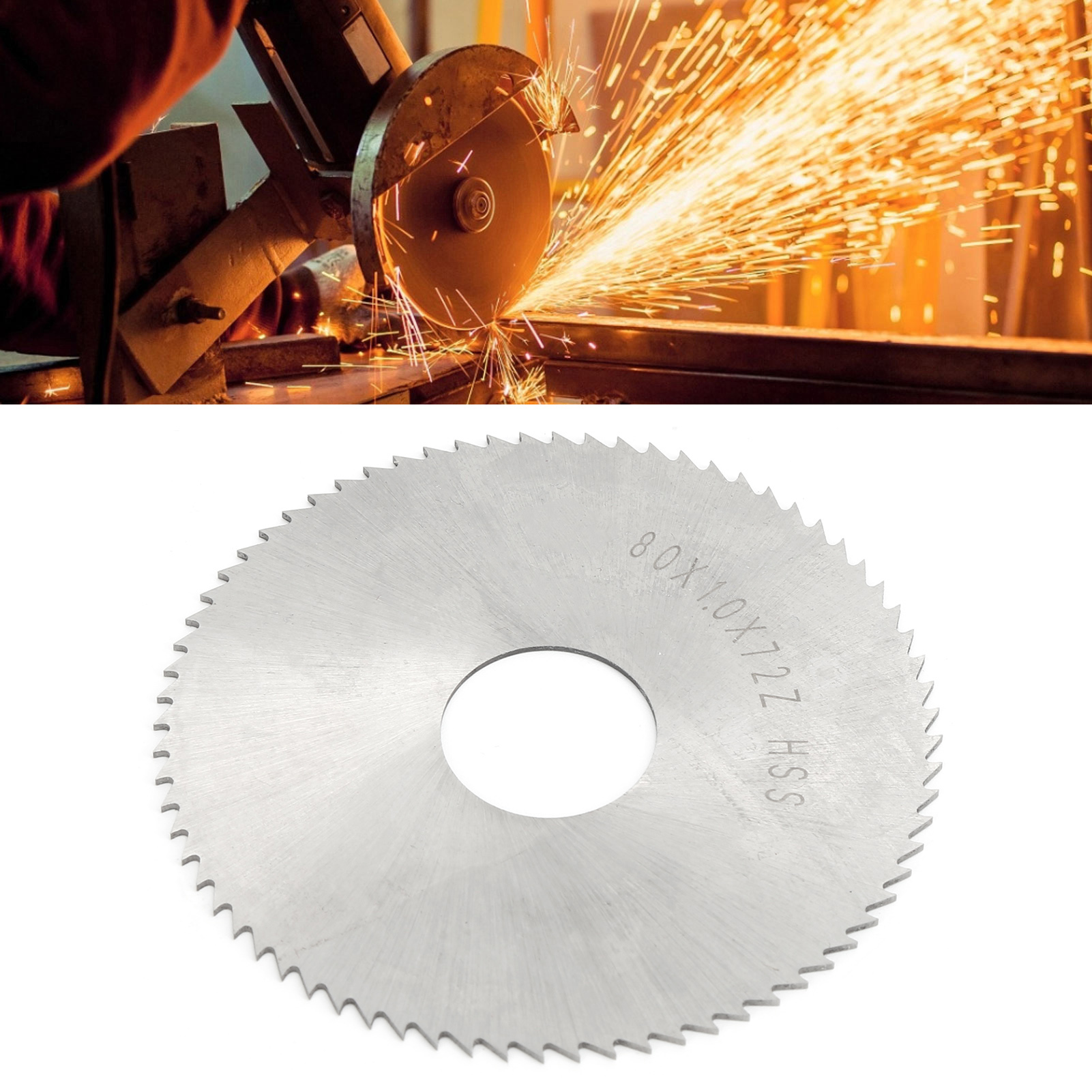 80 X 1 Mm Hss-scheibentrenner Mit 72 Zähnen