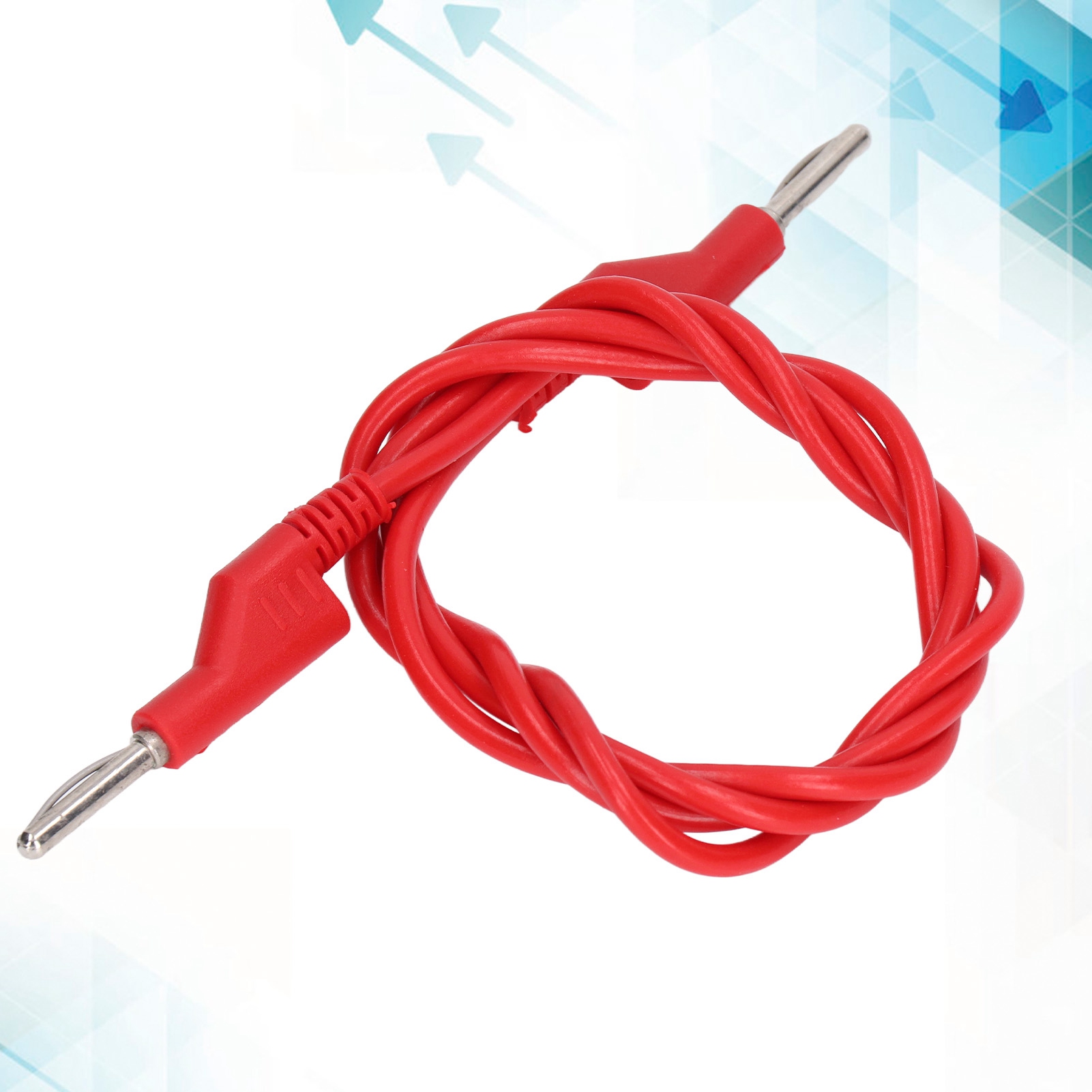 J.70023 Stapelbare Prüfleitung, Pistolengriff, Federbelastet, Mit 4-mm-bananensteckern (stecker Auf Stecker), Hochspannung, Rot