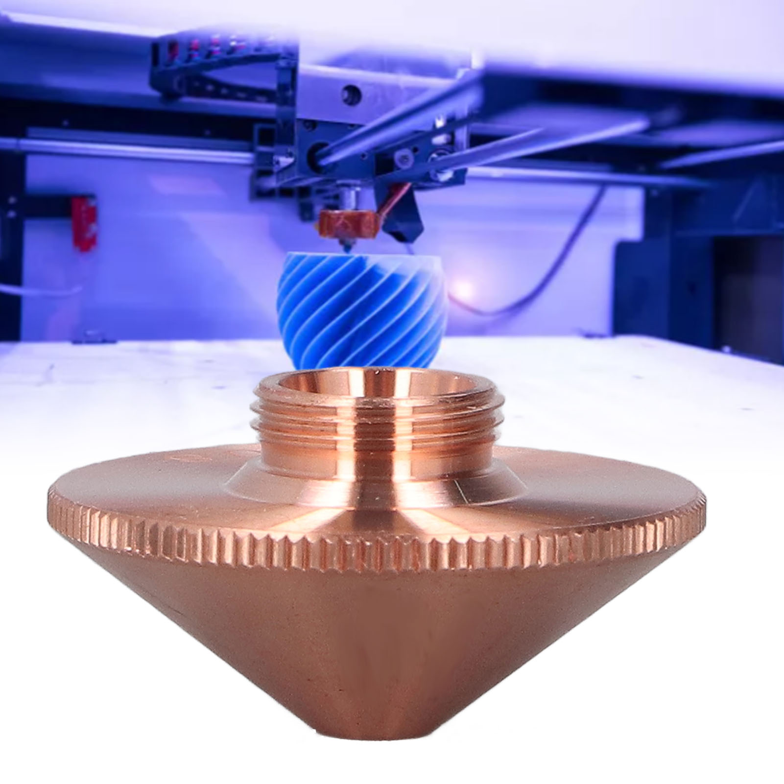 0,8 Mm Apertur-laserdüse, Laserschneiddüse, Einlagige Faseroptische Schneiddüse, Kupfergeschweißte Schneiddüse