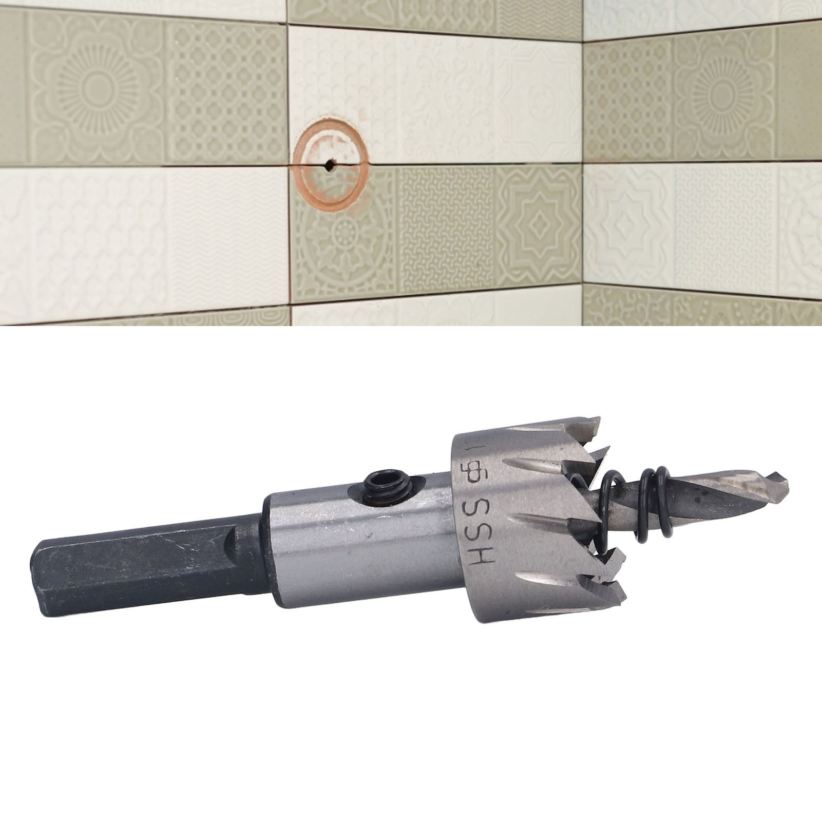 Lochsäge Für Holzbearbeitung, Lochaufweiter Für Metall, Bohrer Für 19 Mm Dicke Eisenplatten.