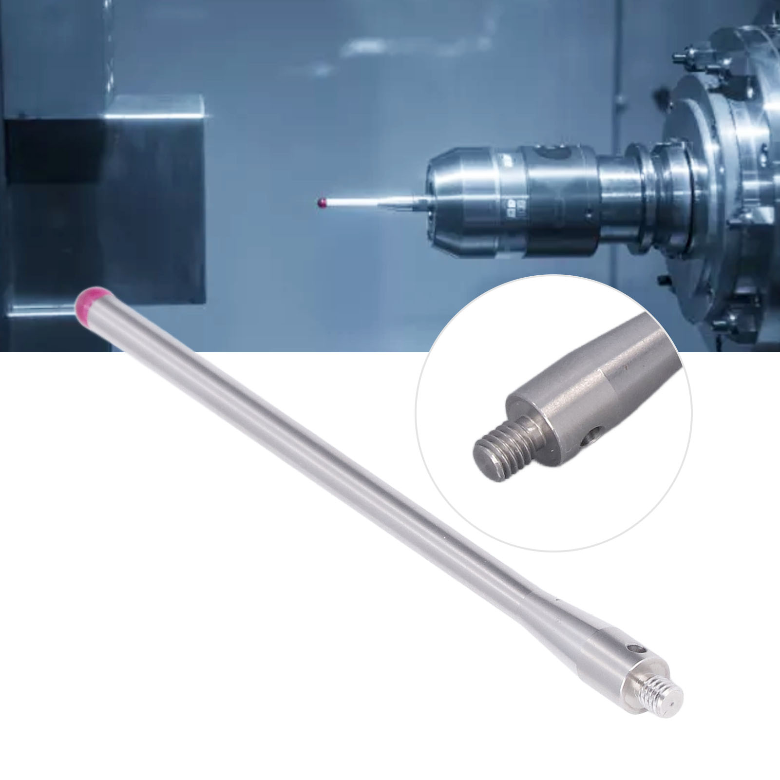 Cmm A-5000-7522 Messtaster, Messtaster Für Koordinatenmessgeräte, 5,0 Mm Rippengewinde M4.
