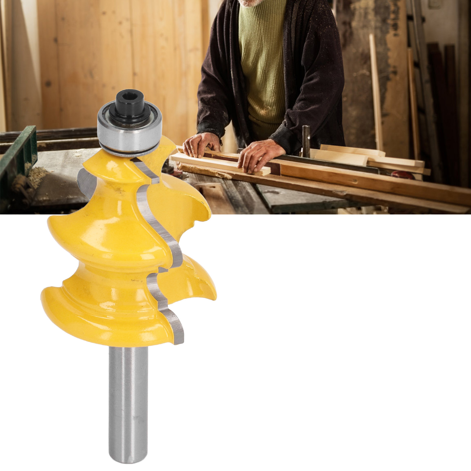 8-mm- Oder 1/4-zoll-schaft-holzfräser, Bündigfräser, Fasenfräser Für Handläufe, Bündigfräser Für Holzbearbeitung, Gravierfräser, 8-mm-schaft
