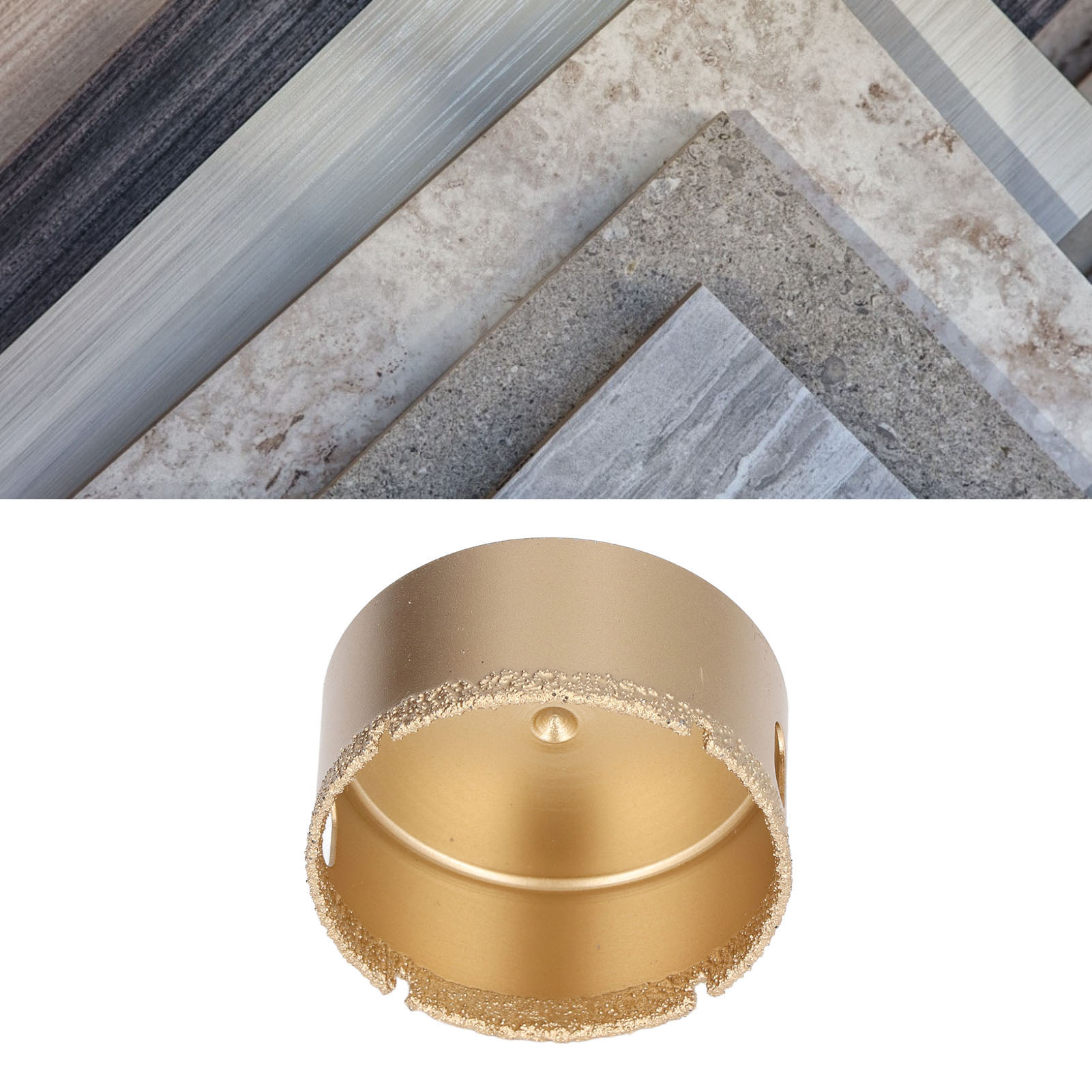 Diamantbohrer 42-75 Mm, Dreikantschaftbohrer, Hochleistungs-lochsäge Für Glas/fliesen/granit/marmor/porzellan (70 Mm).