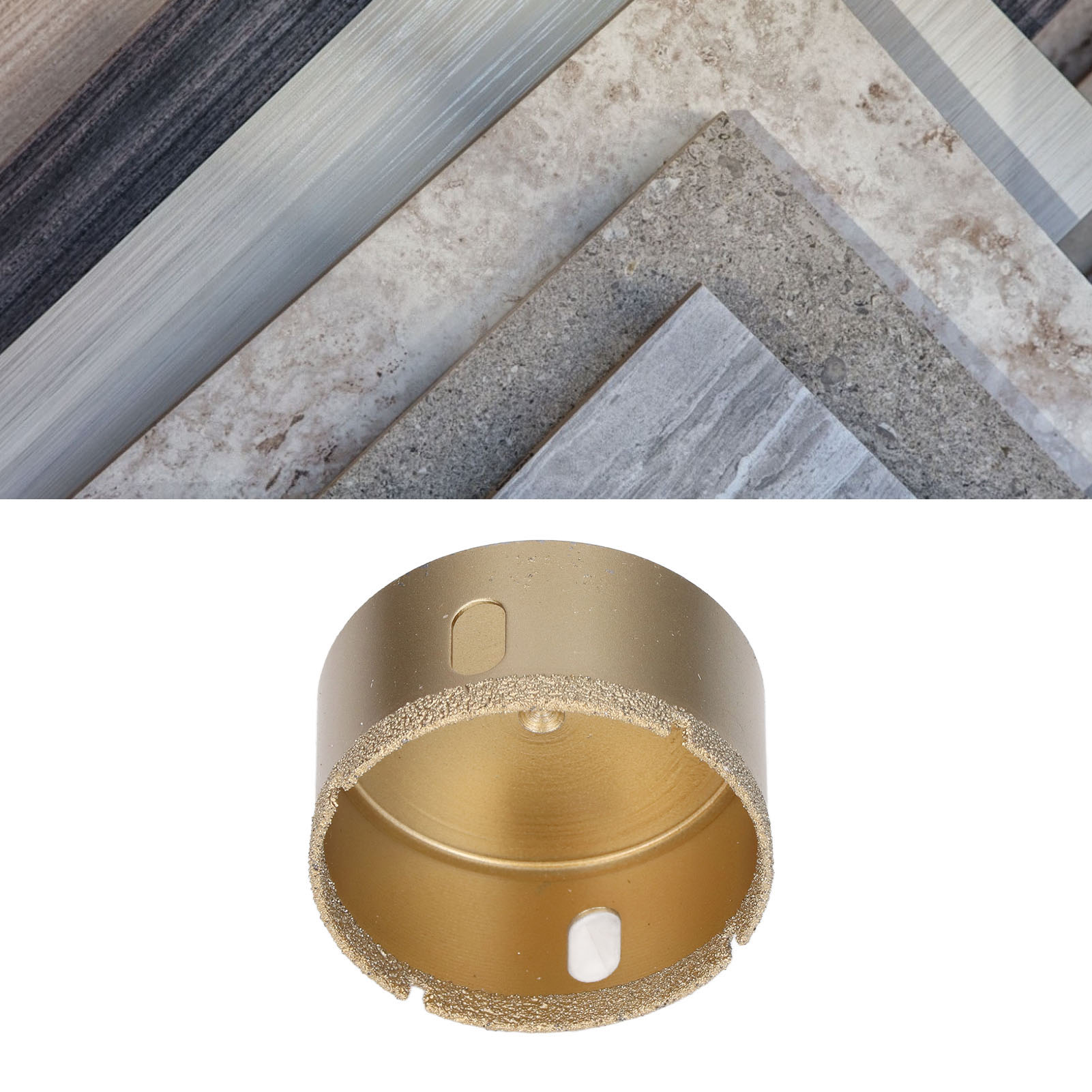 Diamantbohrer 42-75 Mm, Dreikantschaftbohrer, Hochleistungs-lochsäge Für Glas/fliesen/granit/marmor/porzellan (65 Mm).