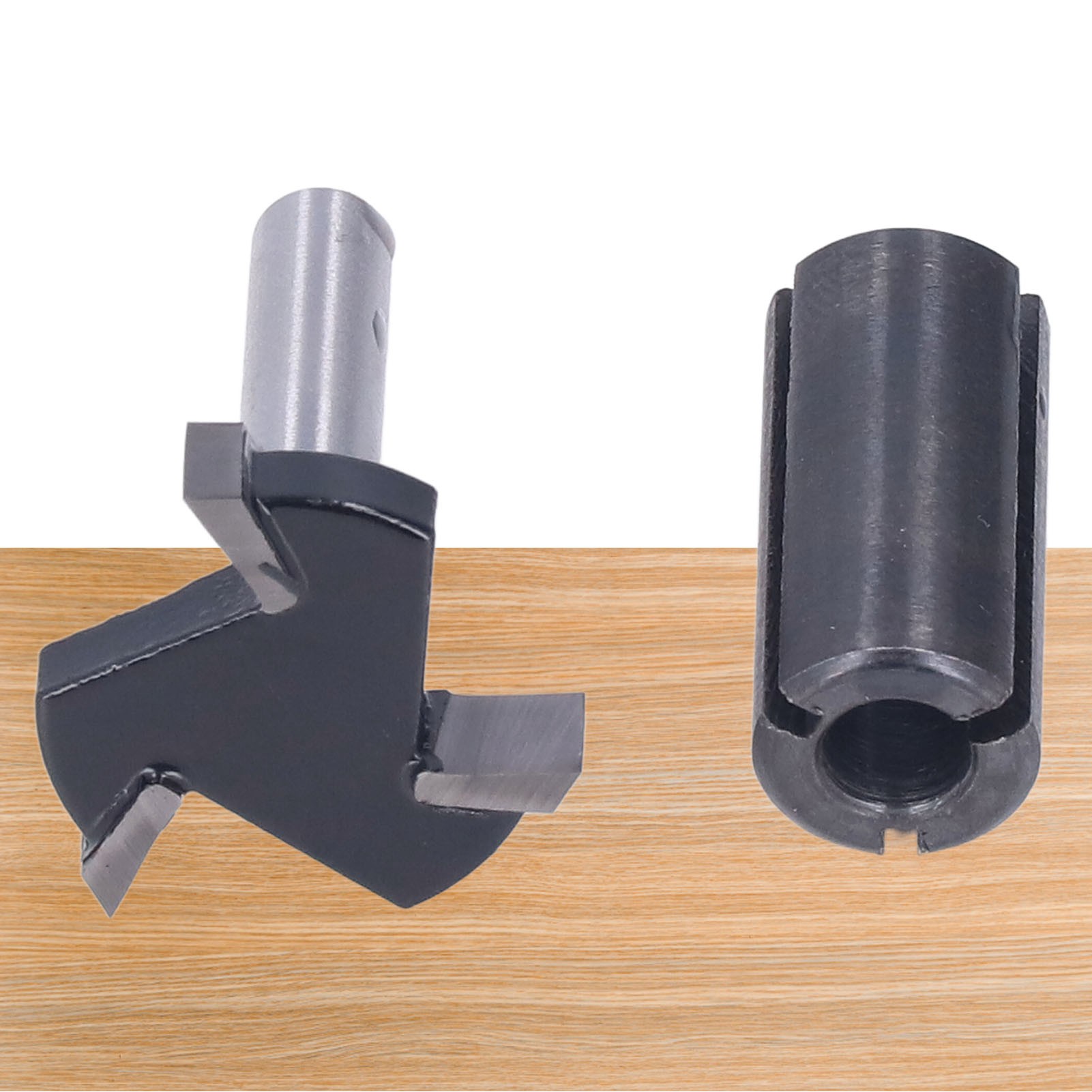 Dreischneidiger T-nutfräser, 6,35 Mm (1/4") Schaft, Zum Fräsen Von Spoilerflächen Auf Einer Cnc-maschine Mit 6,35 Mm (1/4") Spannfutter.