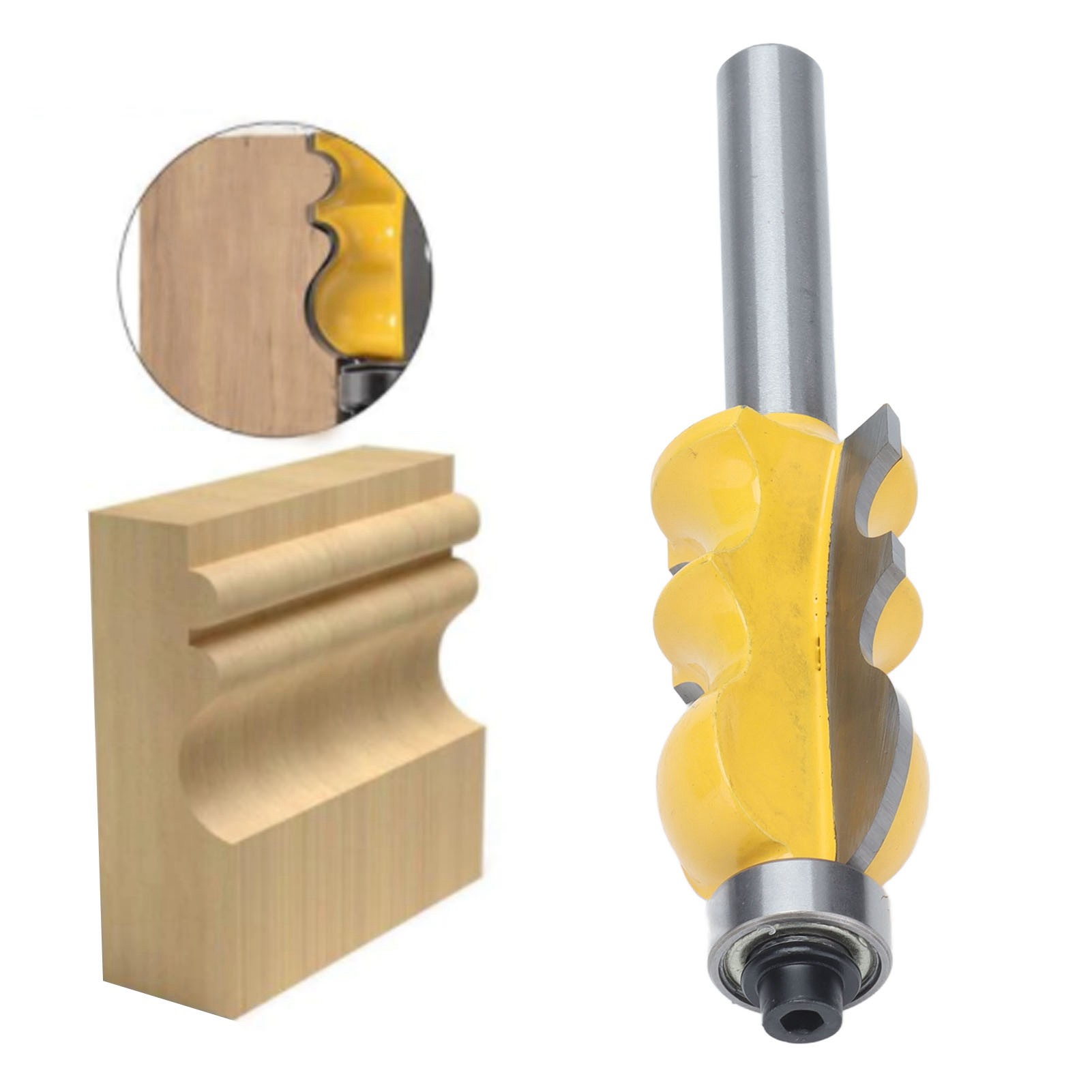8-mm-schaft-holzfräser, Handlauffräser, Holzbearbeitungswerkzeug, Fräser, Kugelkopf-handlauffräser