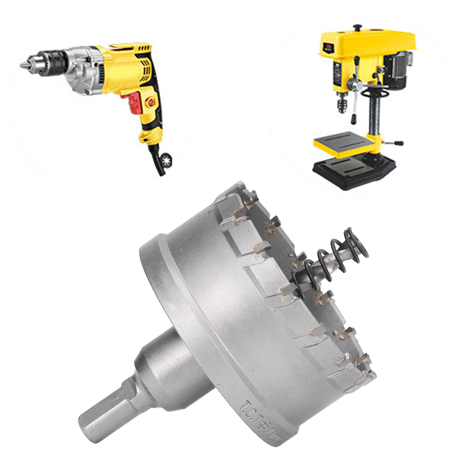 Hartmetall-lochsägenbohrer (tct), Bohrer Für Dicke Metalle, 70 Mm