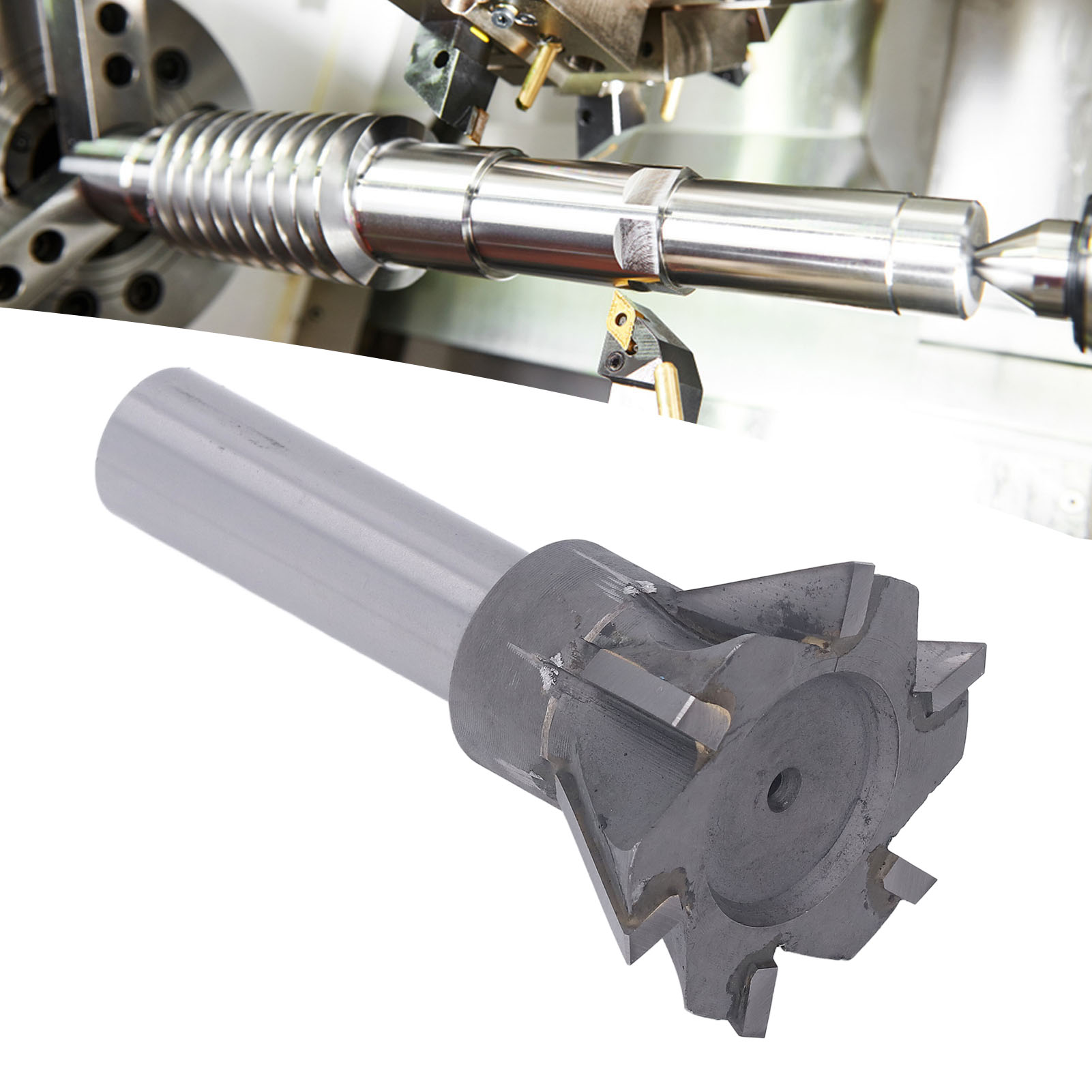 Schwalbenschwanzfräser Φ6060° Yg8 Mit Hartmetalleinsatz Und Geradem Schaft.