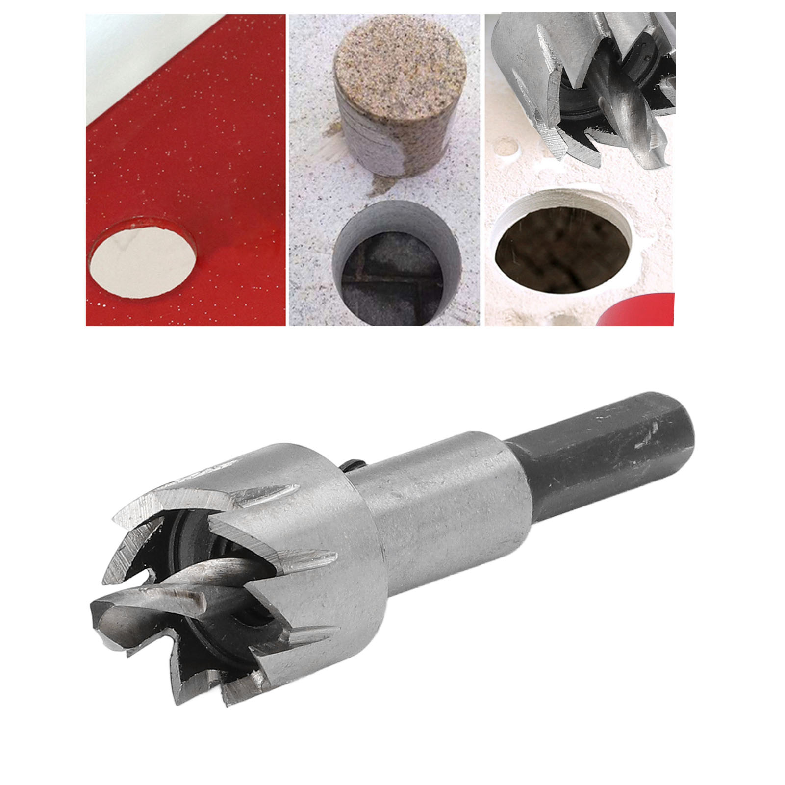 Lochsäge Für Holzbearbeitung, Lochaufweitbohrer Für Metall, 19,5 Mm Bohrer Für Dicke Eisenplatten (lieferung In Luftpolsterfolie Verpackt)