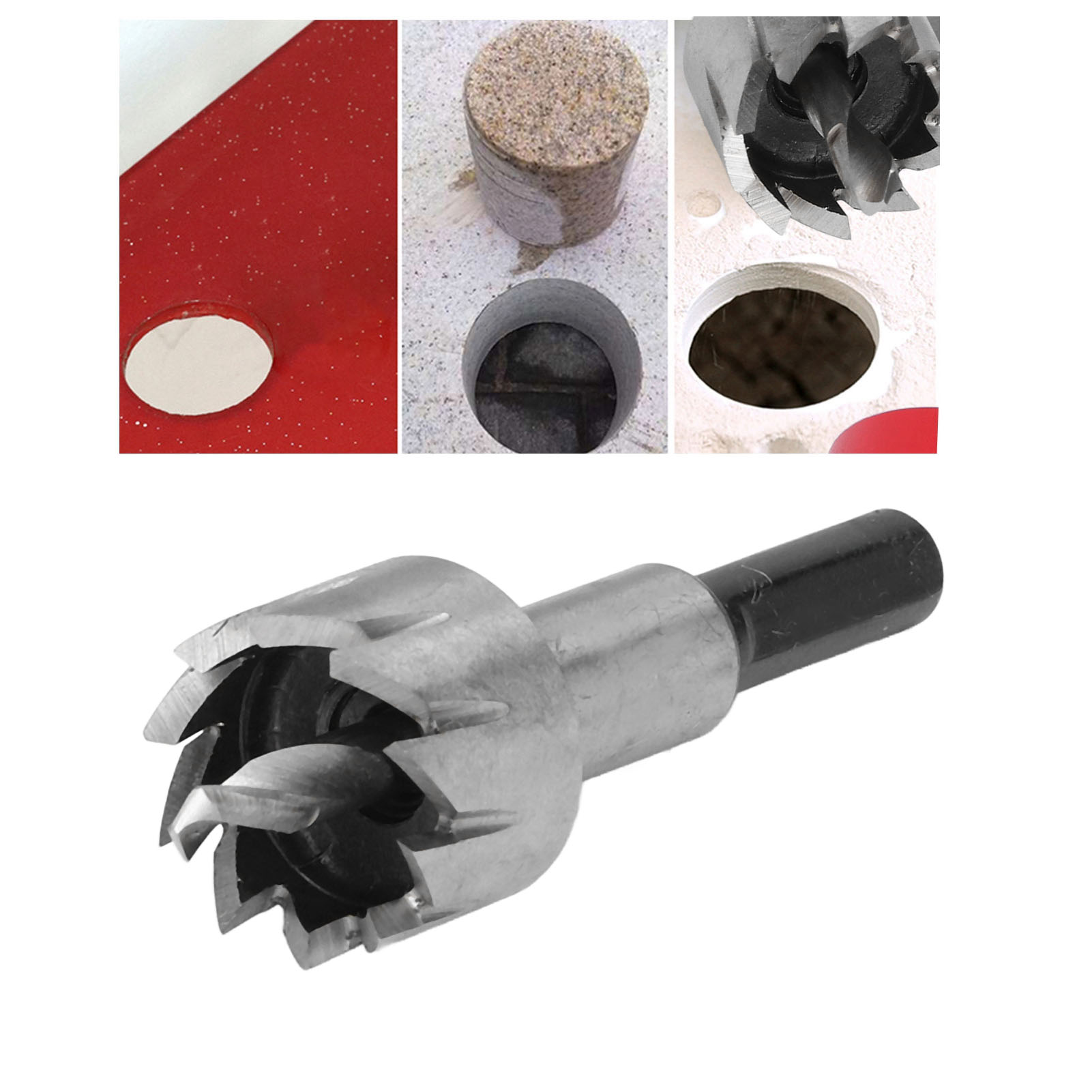 Lochsäge Für Holzbearbeitung, Lochaufweitbohrer Für Metall, 22-mm-bohrer Für Dicke Eisenplatten (lieferung In Luftpolsterfolie Verpackt)