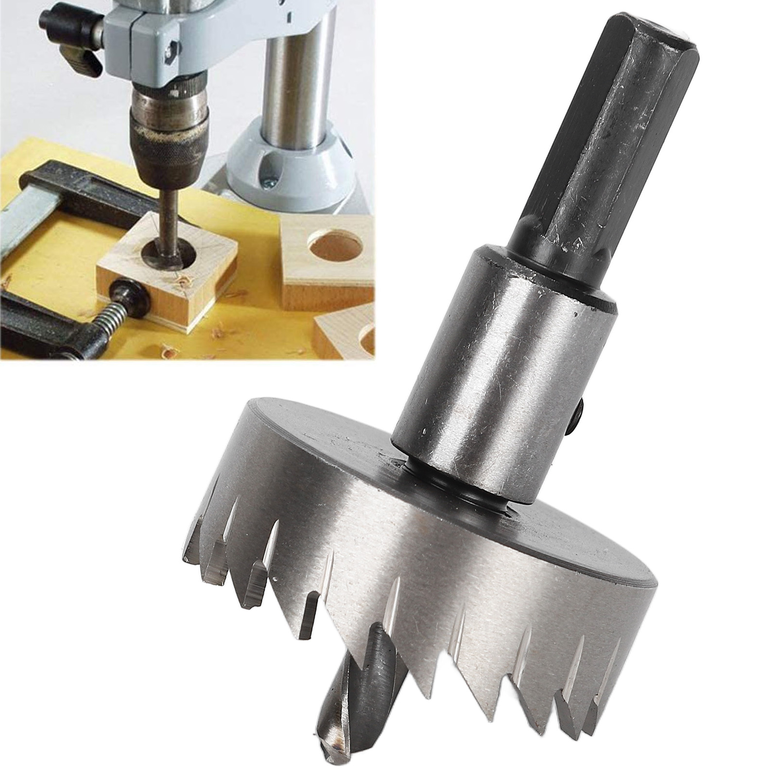 Lochsäge Für Holzbearbeitung, Lochaufweiter Für Metall, Bohrer Für 40 Mm Dicke Eisenplatten.
