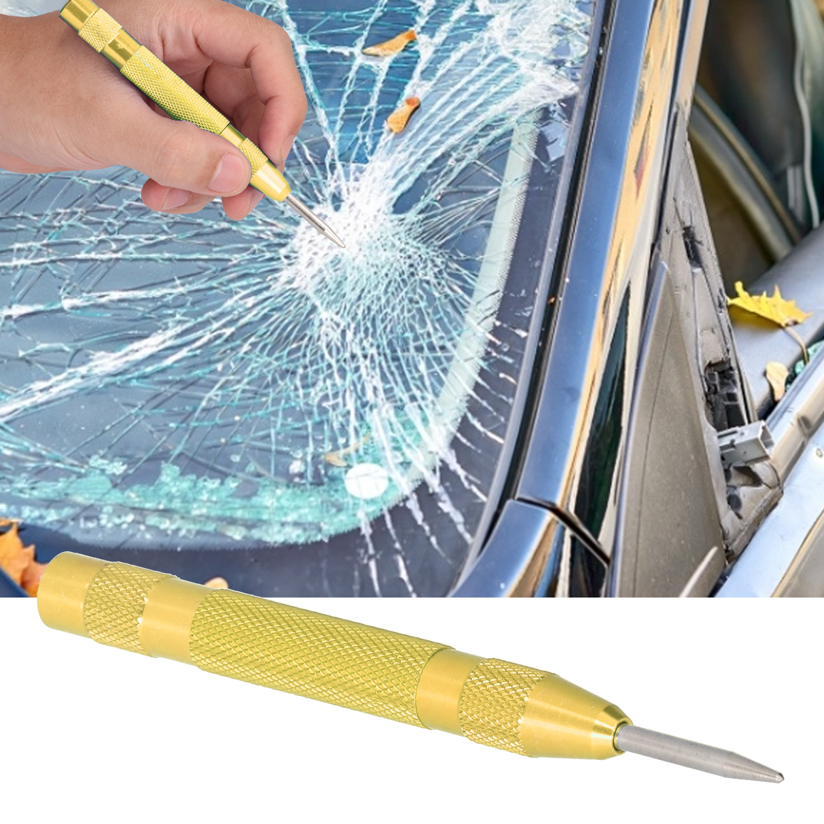 Automatischer Zentrierstift, Zentrierstift, Halbautomatischer Zentrierstift, Glasbrecher, Automatischer Probenahmestift, Gelb