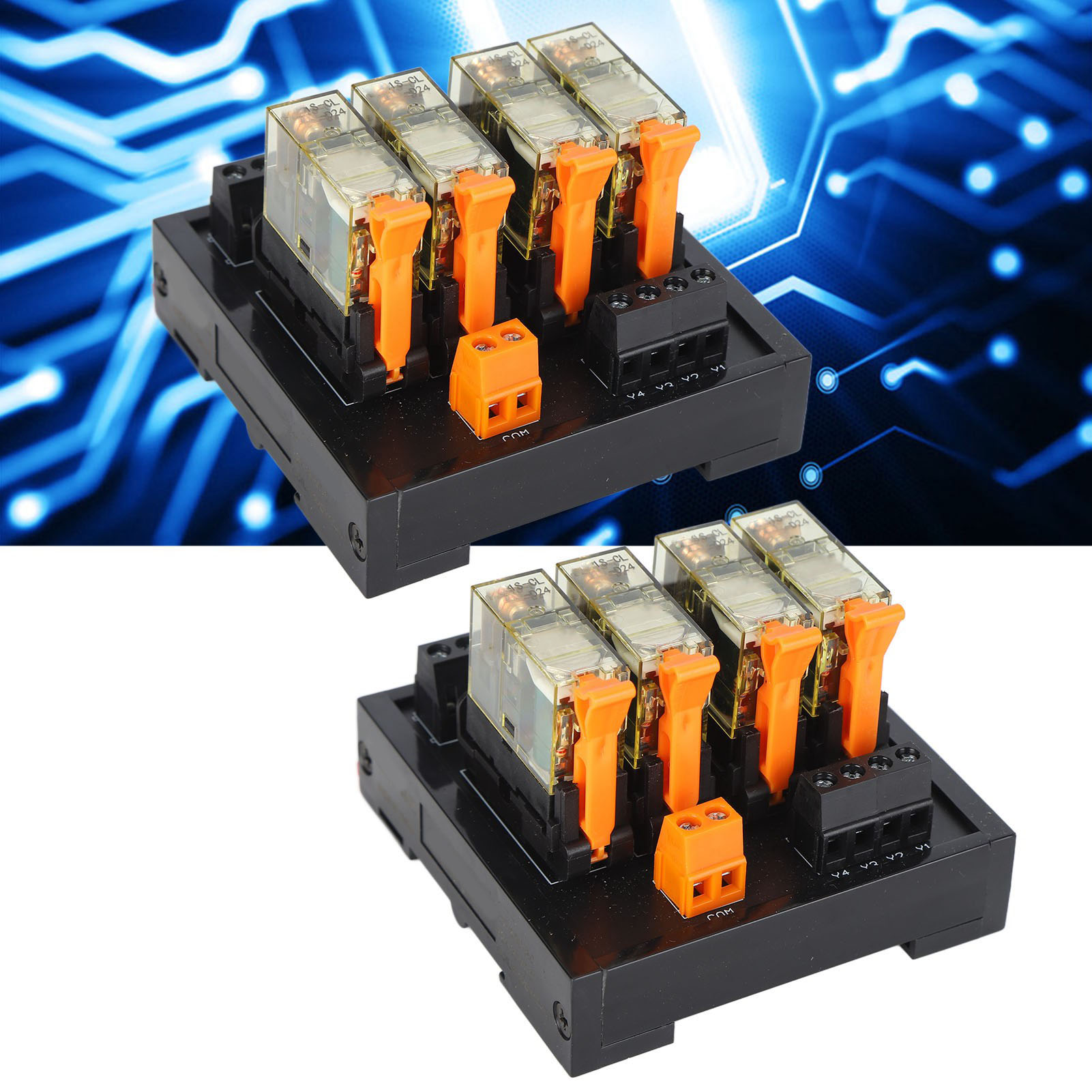 Berm/bem1s-4mz 4-kanal-dc-relaismodul, 1 Ein, 1 Aus, Sps-steuerplatine