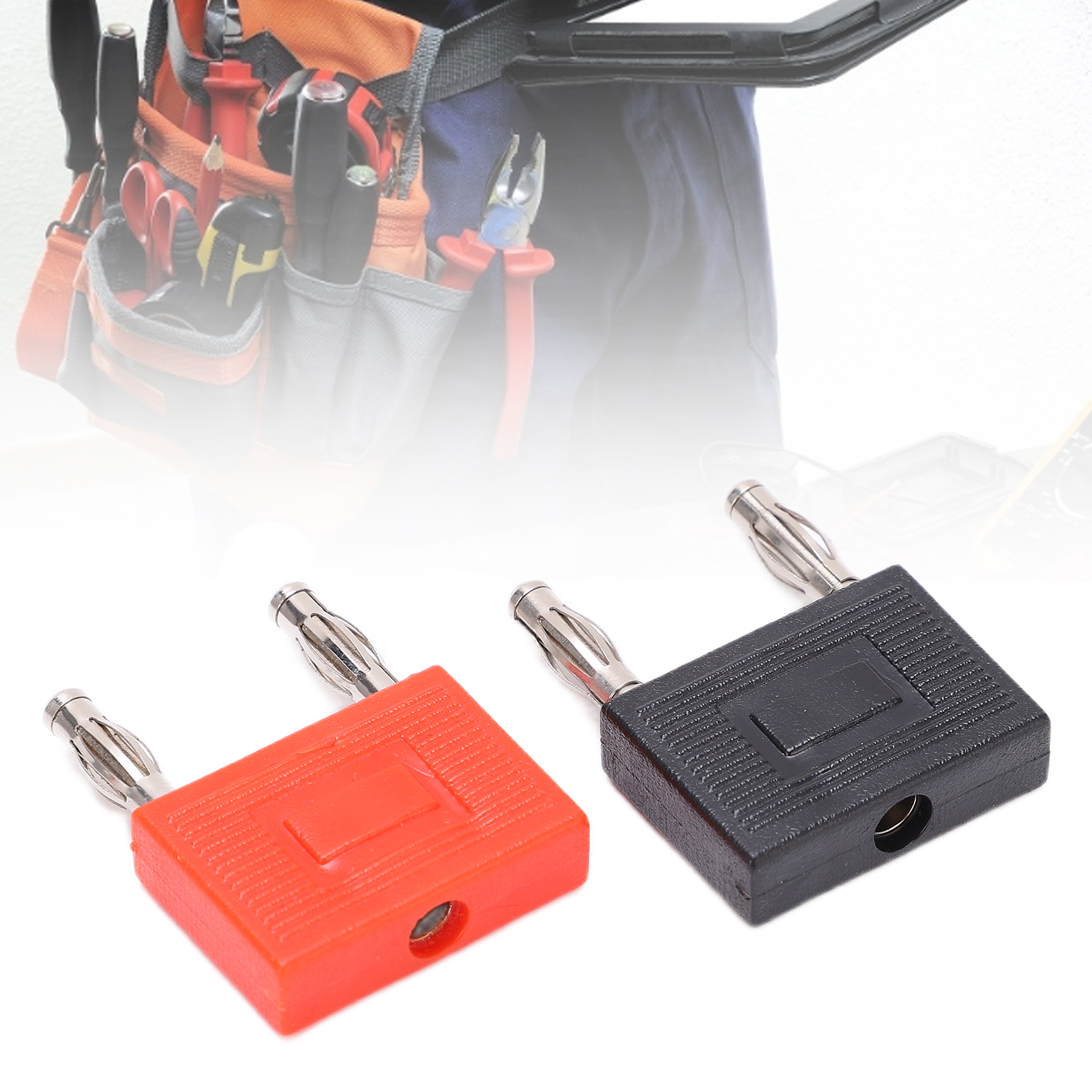 U37 Zweireihiger Parallel-splitter-adapter, 4 Mm Rastermaß, 16 Mm (rot Und Schwarz)