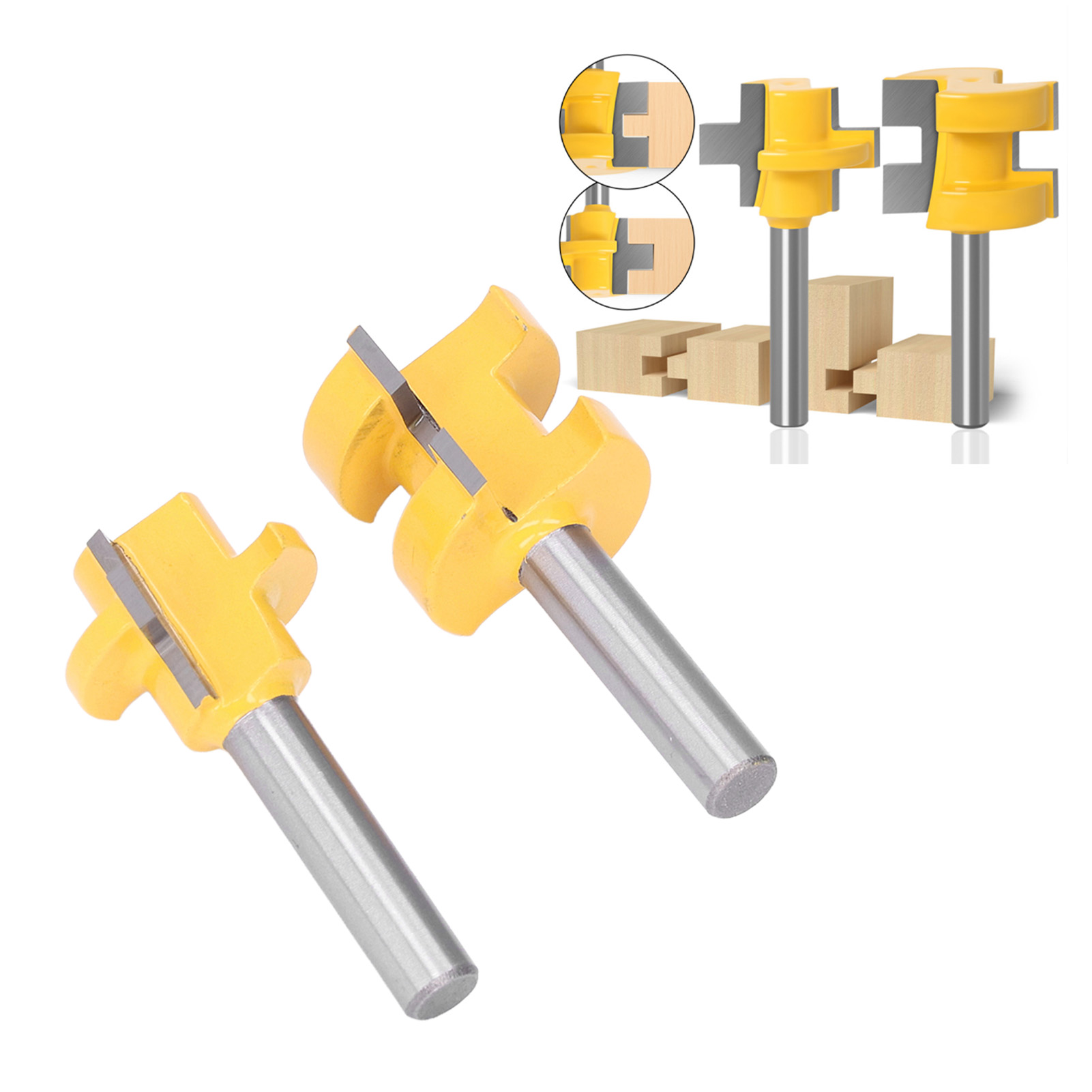 8-mm-schaft-t-verbindungsschneider, Zapfenschneider Mit Vierkantzahnung, Parkettschneider, Plattenschneider, Holzschneider, Nutfräser
