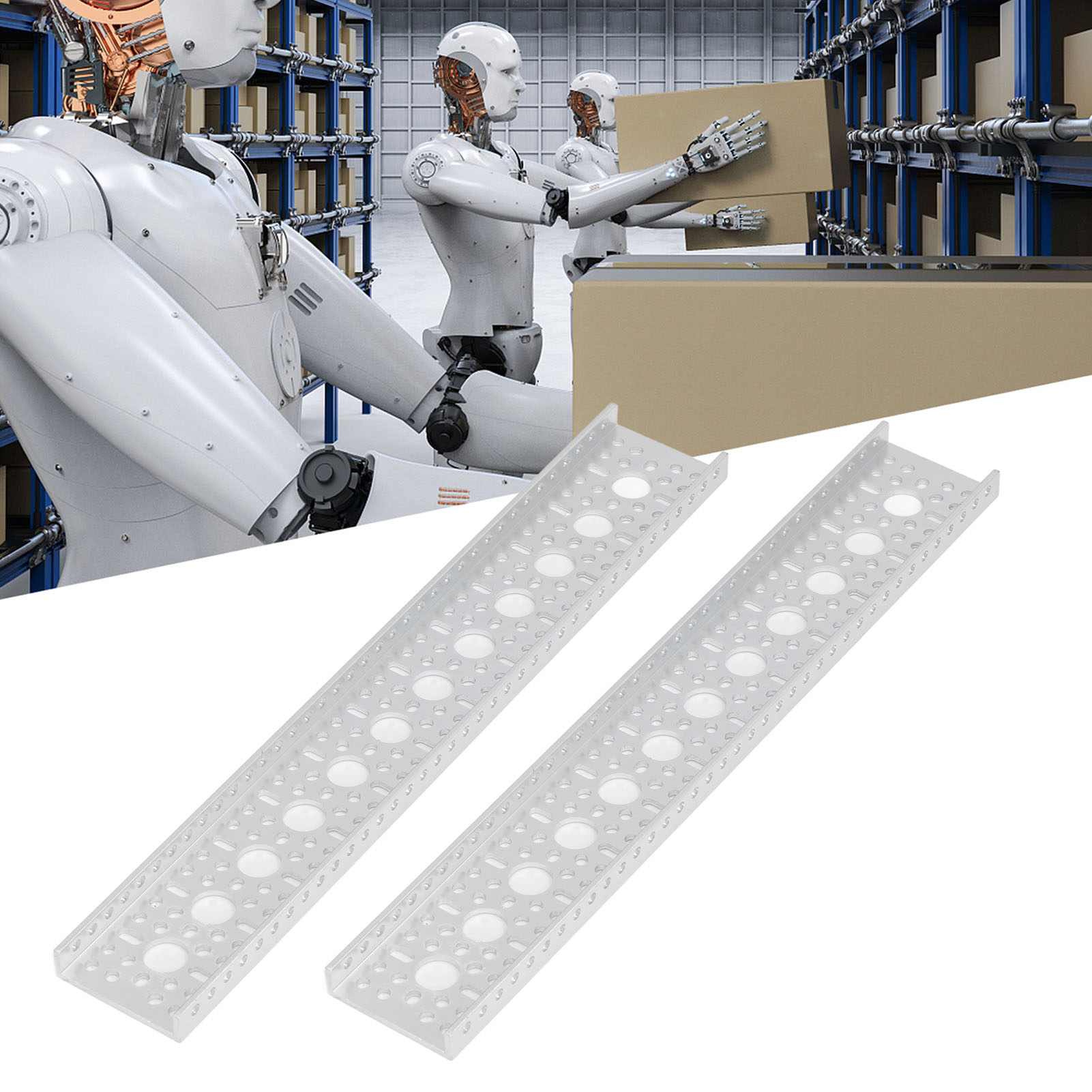 Zwei U-förmige Träger (48 X 12 Mm) Werden Zusammen Verkauft. 3121-0012-0312