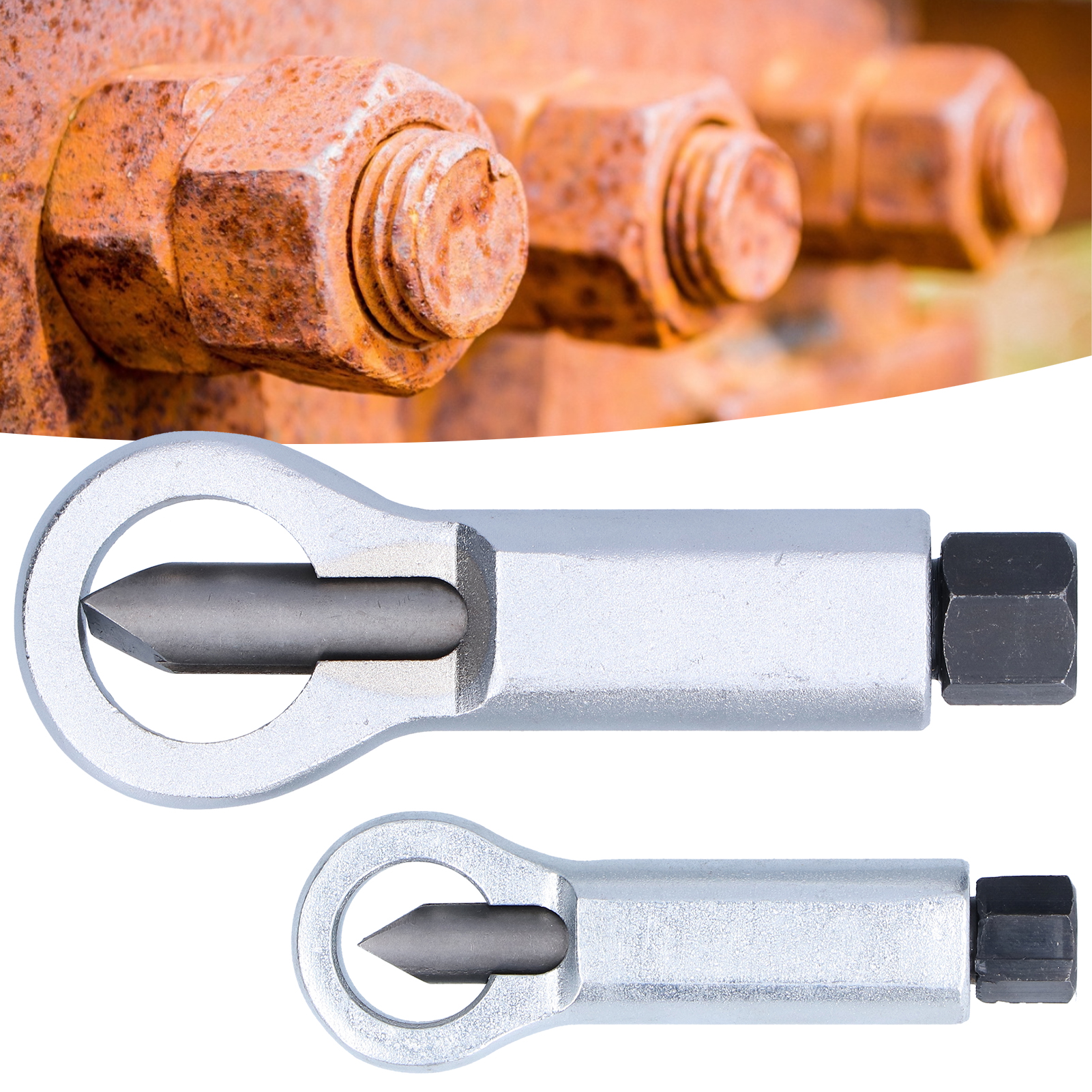 Robuster Und Rostbeständiger Mutterntrenner (2er-set) / Schraubenschlüssel Zum Trennen Verrosteter Muttern