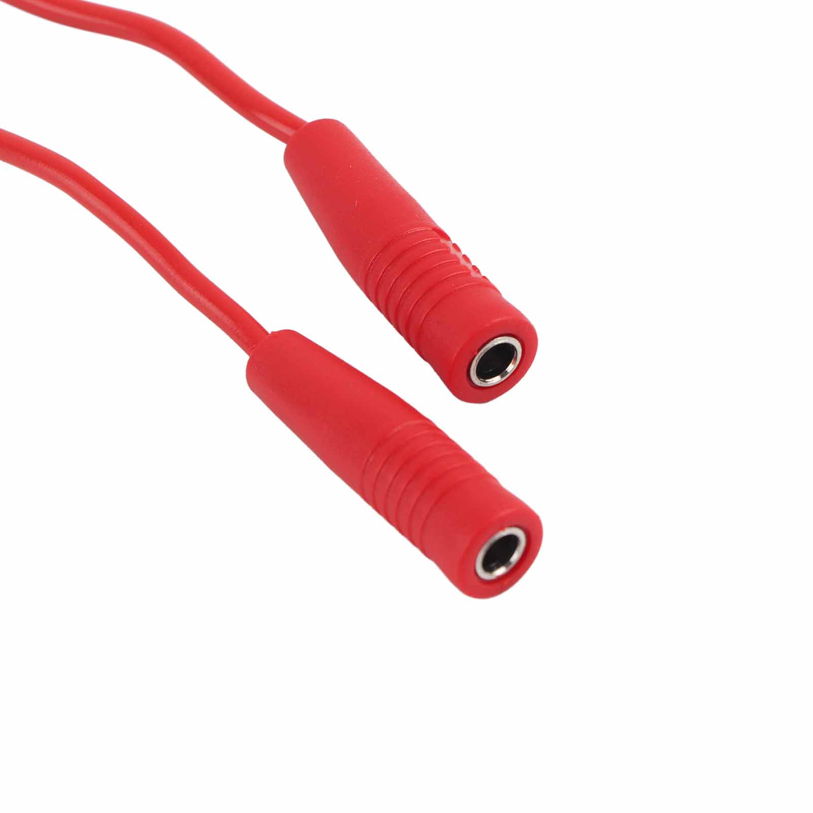Verlängerungskabel Für Bananenstecker (weiblich Auf Weiblich), 0,44 Mm² 2 Mm 70029, Rot Und Schwarz, Verkauft In 5er-packs.