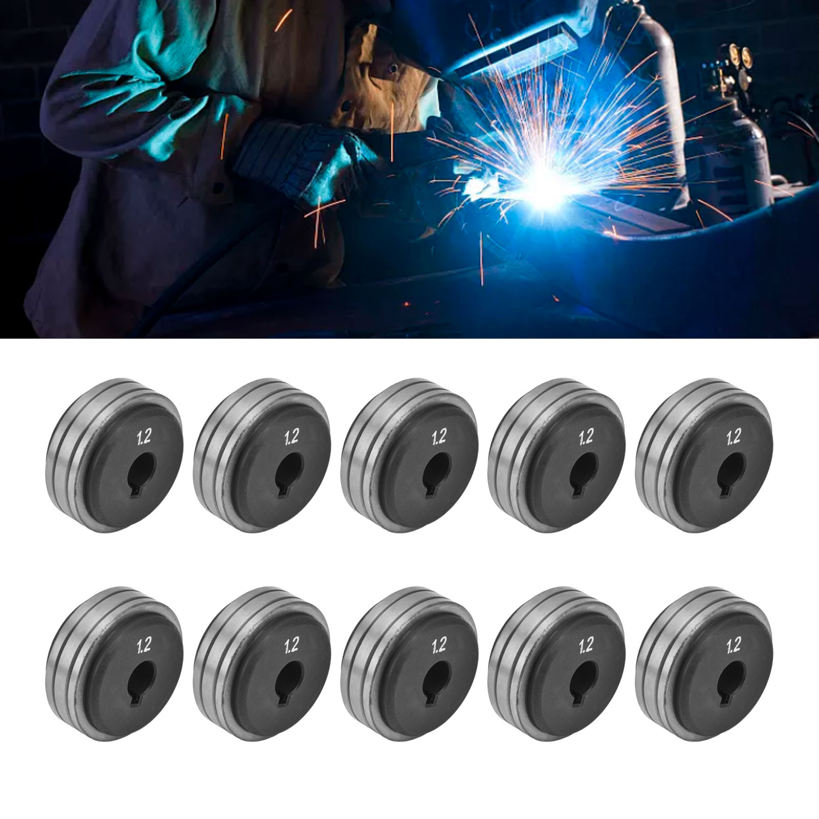 Panasonic Drahtvorschubrolle, Co2-schweißdrahtspender, Gasschweißzubehör, 1,0-1,2 Mm, Verkauft In 10er-packungen.