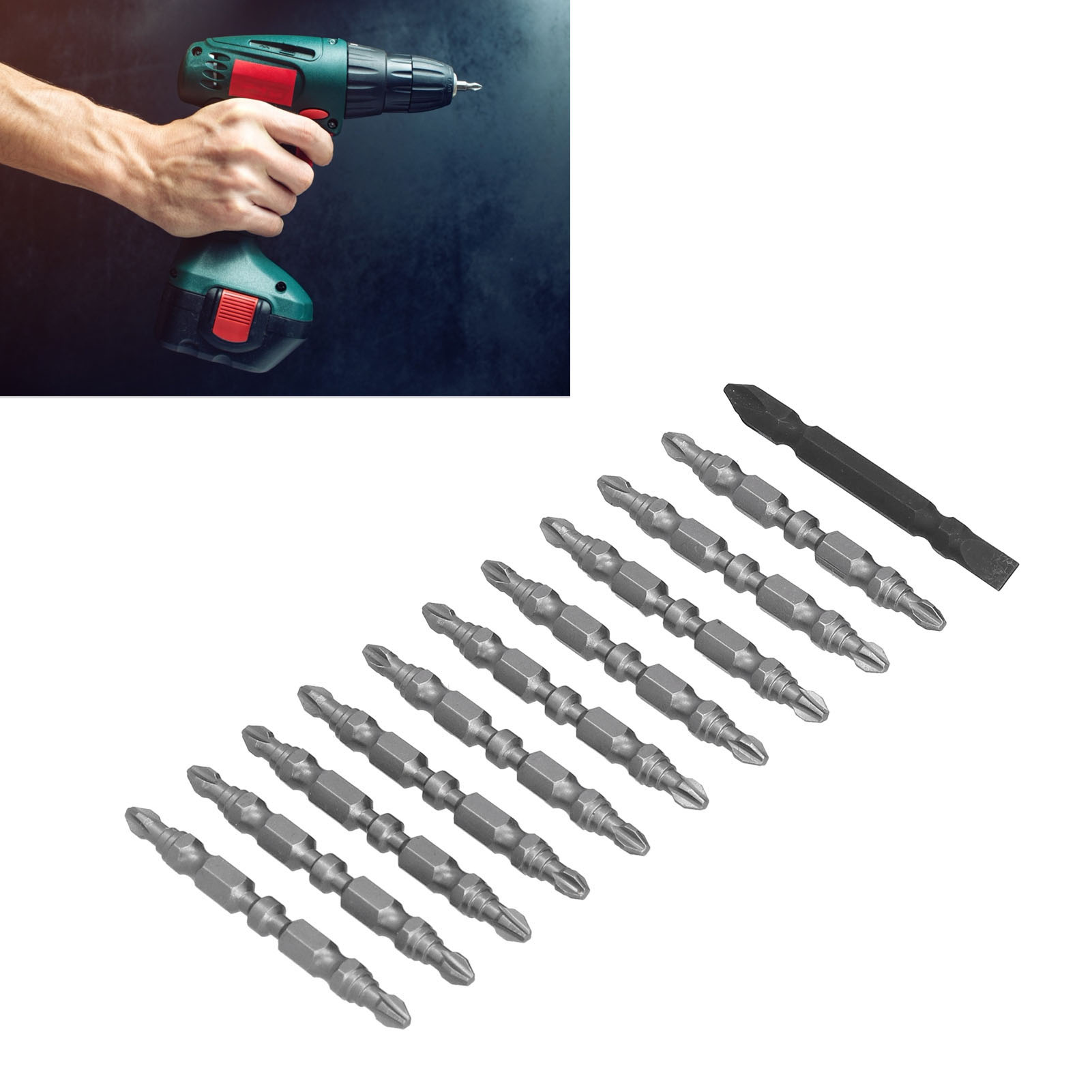 Phillips-elektro-bit-set Mit Magnetischen, Gehärteten Und Rutschfesten Pistolengriffspitzen
