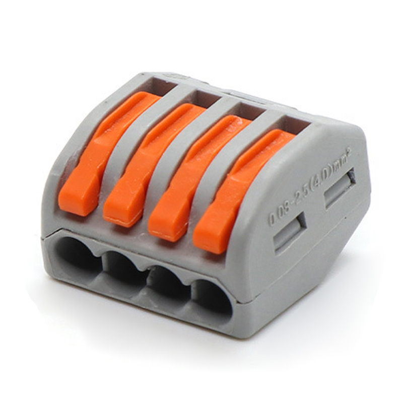 Packung Mit 20 Schnellanschlussklemmen Für Flexible Und Starre Kabel, Abzweig- Und Parallelverbinder Pct-214