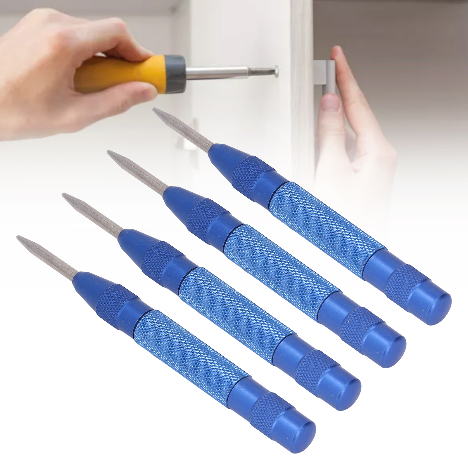 Verkauft Im Set Mit 4 Blauen 5-zoll (12,7 Cm) Automatischen Zentrierdornen