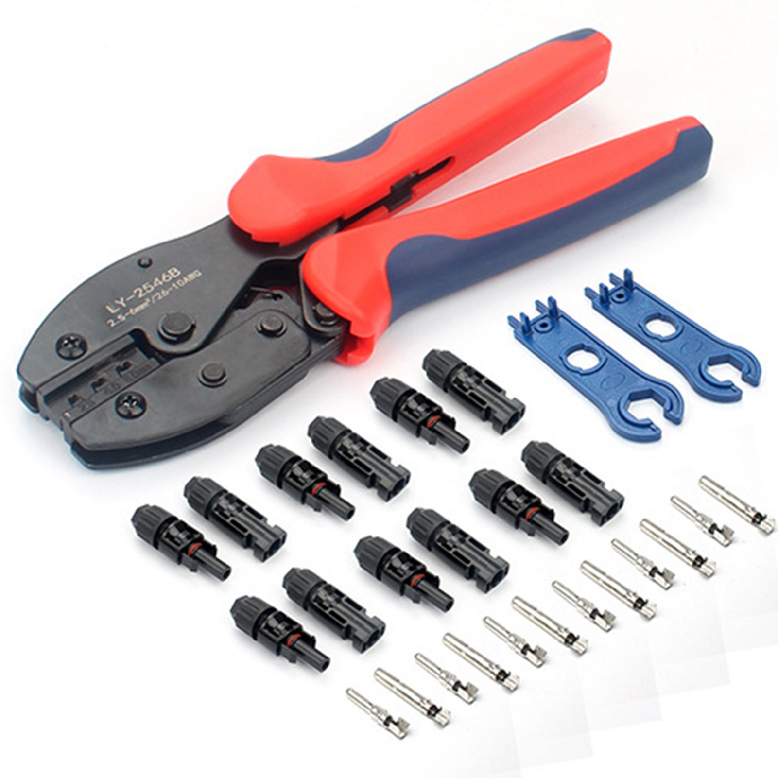 Crimpzangen-set Für Kabel, Photovoltaik-set, Kombiniertes Crimpzangen-set Für Solarstecker, Ein Beutel