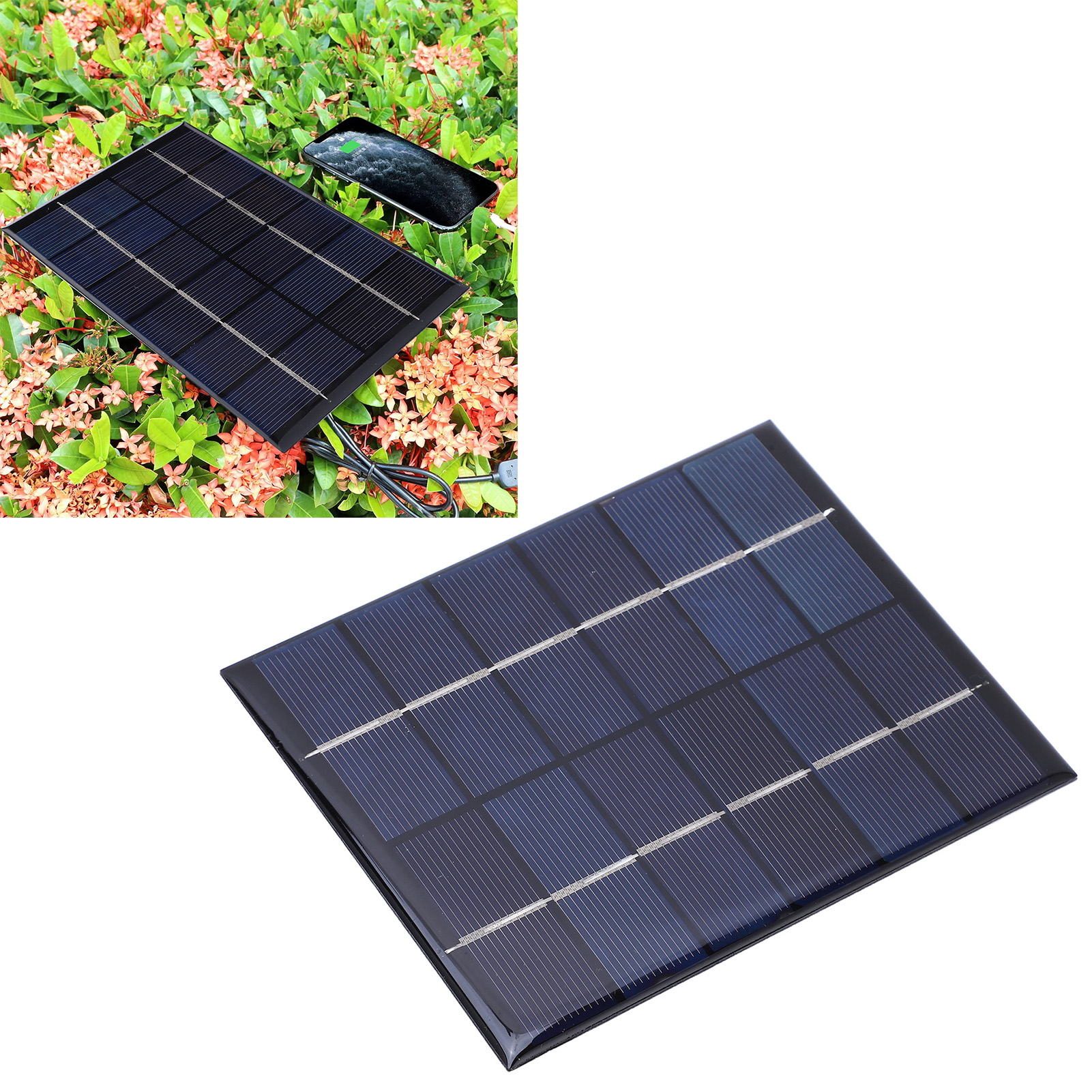 2w 6v Solarladegerät, Diy-solarladegerät, Externe Batterie, Ladeplatine Mit Led-beleuchtung
