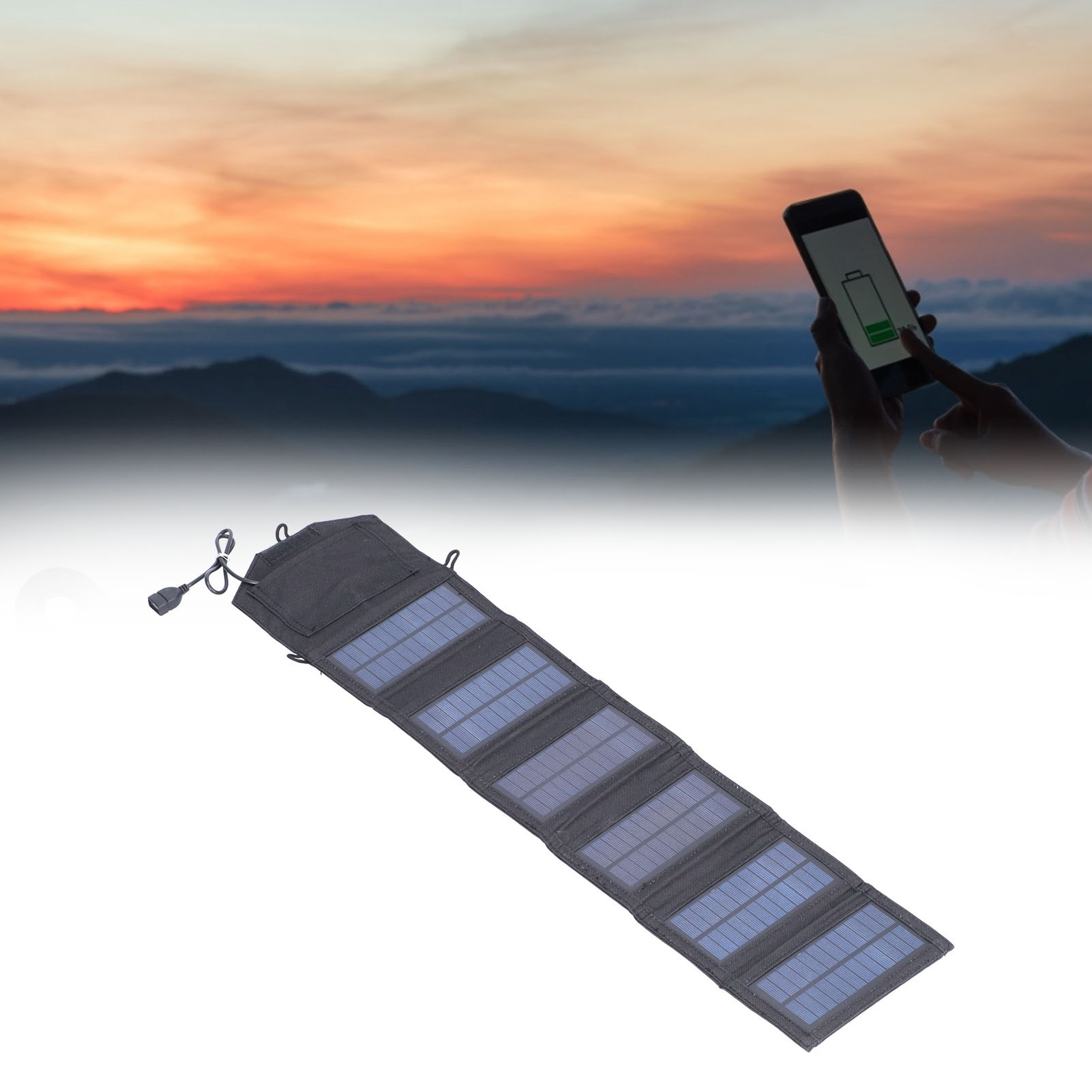 10,5-w-faltbares, Tragbares Solarladegerät – 6z