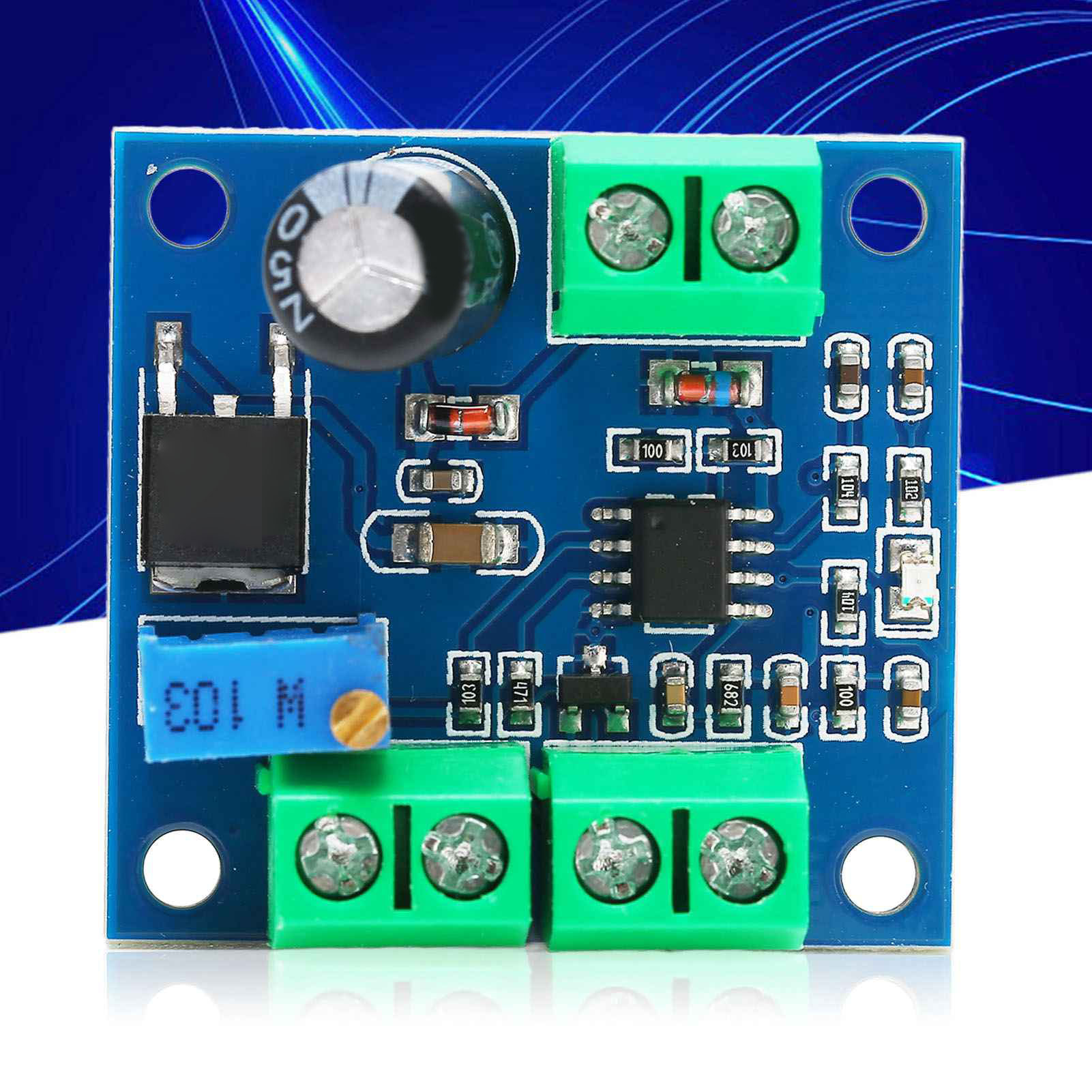 Das Spannungs-frequenz-umwandlungsmodul A91 Wandelt Eine Spannung Von 0 Bis 10 V In Impulssignale Mit Einer Frequenz Von 0 Bis 10 Khz Um.