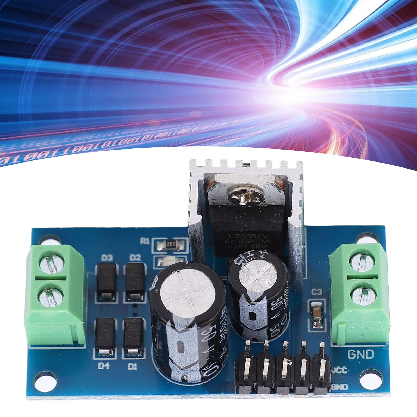 Dreipoliges Spannungsreglermodul L7809 Lm7809, 9v Geregeltes Netzteilmodul
