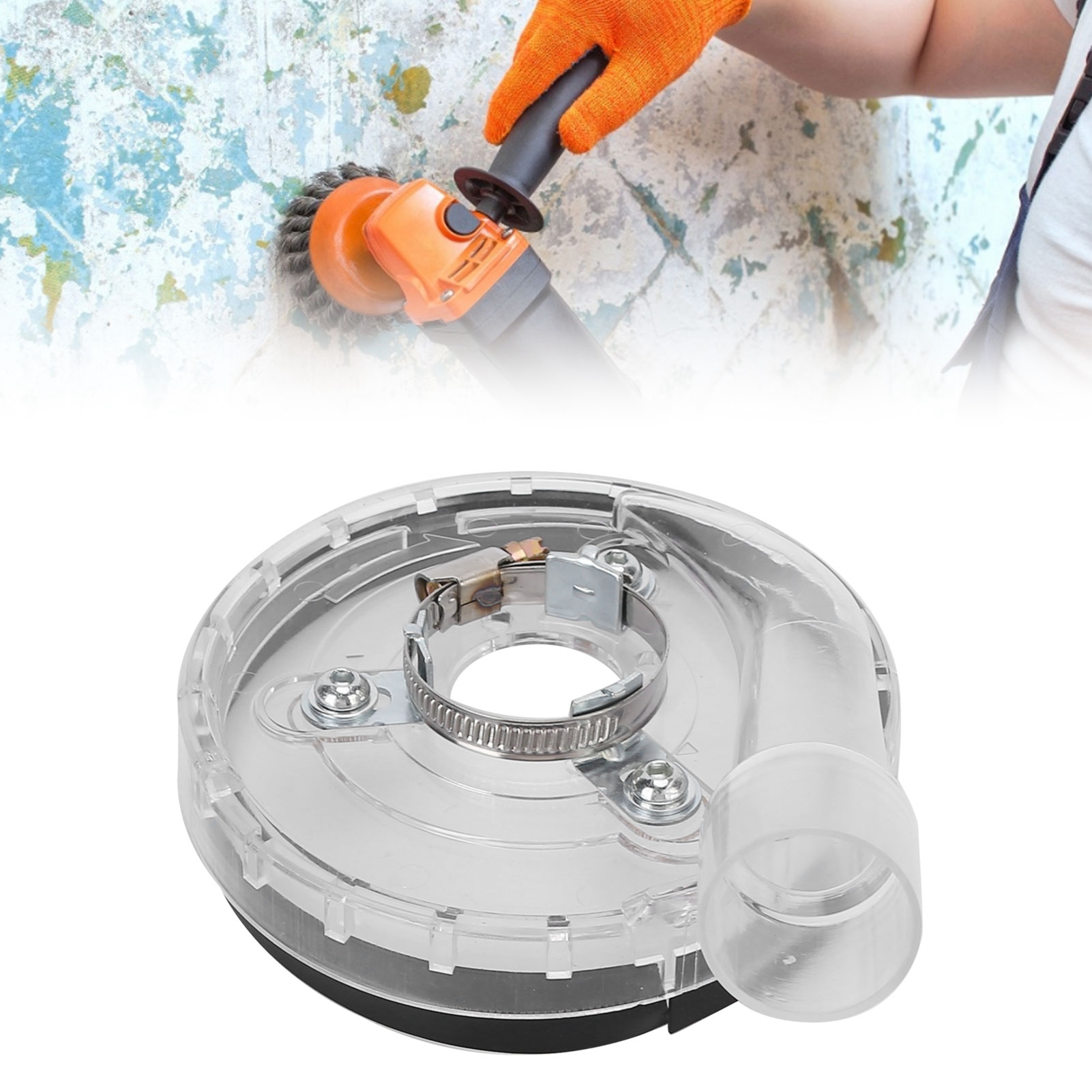 Staubschutzhaube Für 10 Cm (4 Zoll) Fächerscheiben-winkelschleifer, Überhitzungsschutzhaube Für Winkelschleifer.