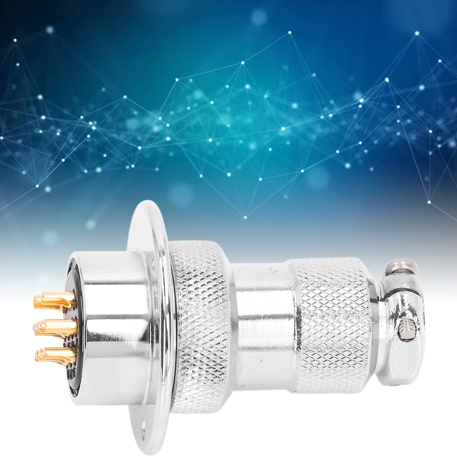 Berm/bem25 Rundflansch-luftfahrtsteckverbinder, 25-mm-stecker Und -buchse, 7 A, 15 Stück, 250 V, Bem25-9y