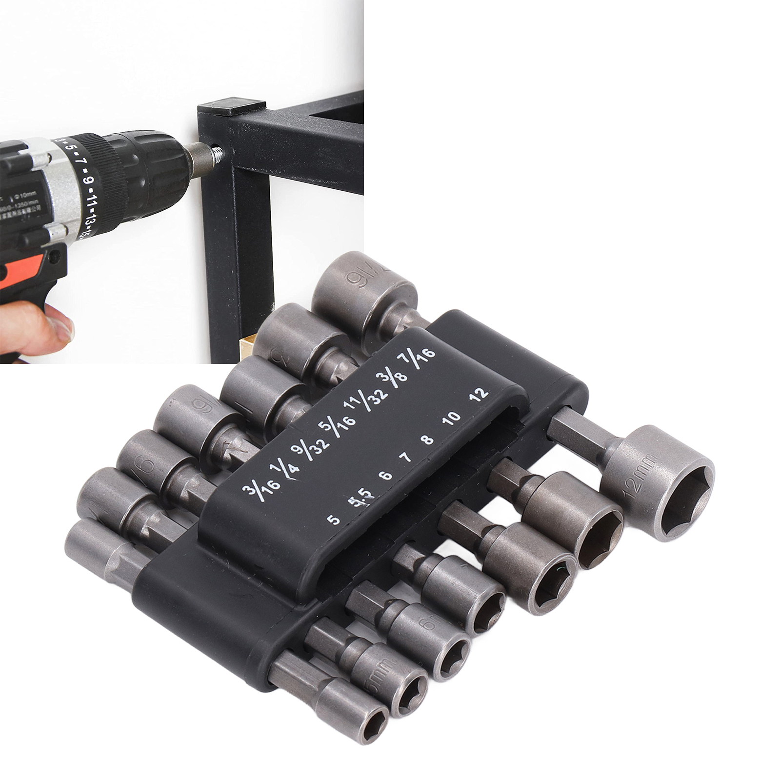 Set Mit 14 Schraubendreherbits Für Elektrische Schraubendreher, 1/4-zoll-sechskantschaft-steckschlüsseladapter, Kompatibel Mit Allen Marken Von Handbohrmaschinen, Elektrischen Bohrmaschinen, Elektrisc