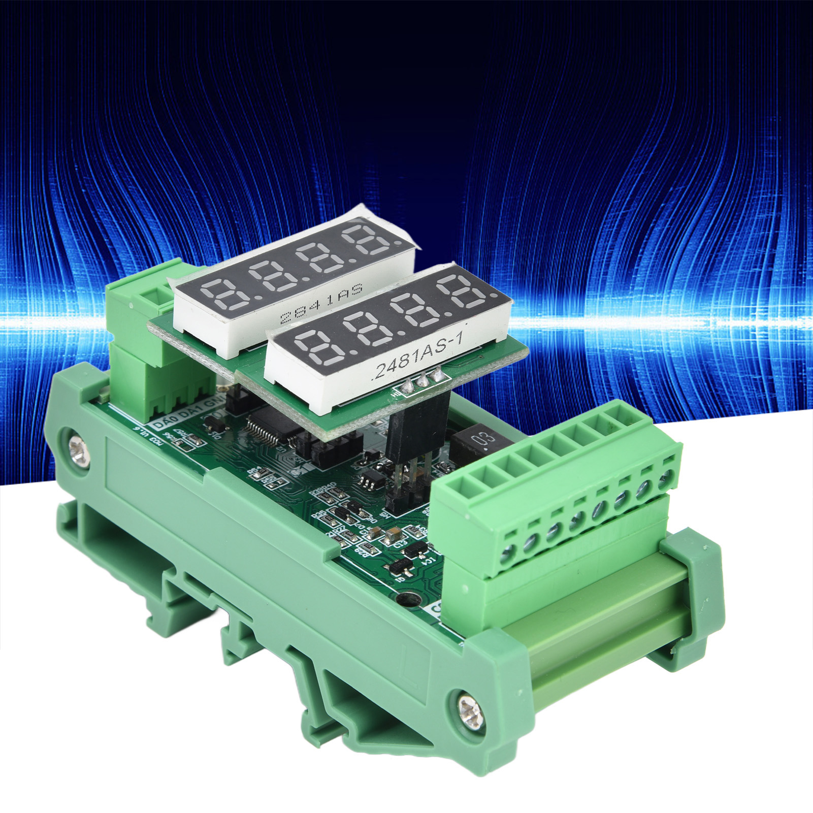 Wsm03-03 1ktype+1tp100 Temperaturtransmittermodul Mit Digitalanzeige, Hochpräzises Temperaturerfassungsmodul Mit Ständer