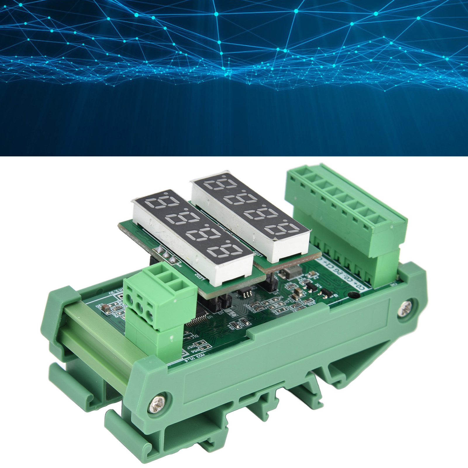 Temperaturtransmittermodul Typ 2k Wsm03-02 Mit Digitalanzeige, Hochpräzises Temperaturerfassungsmodul Mit Ständer