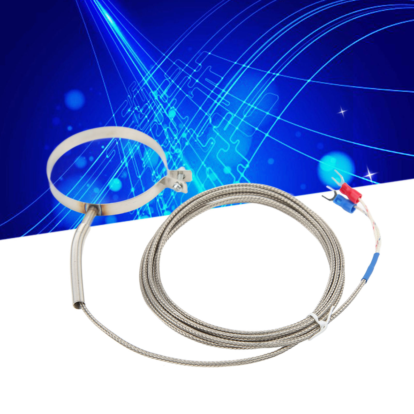 Berm/berm Ringthermoelementdraht Für Spritzgießmaschinentrichter, 0–400 °c, Ringdurchmesser 60 Mm, Länge 3 M