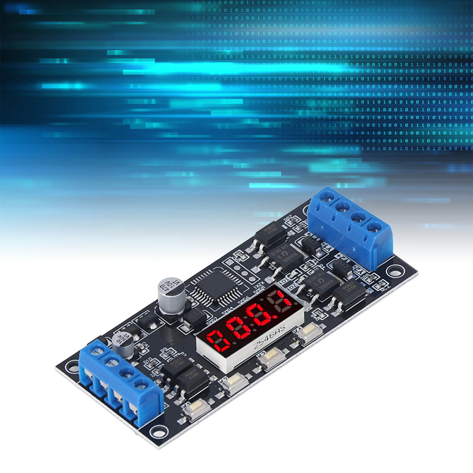 Yf-55 Zweikanal-multifunktions-mosfet-modul Mit Pulsgesteuerter Und Zeitverzögerter Ansteuerung.