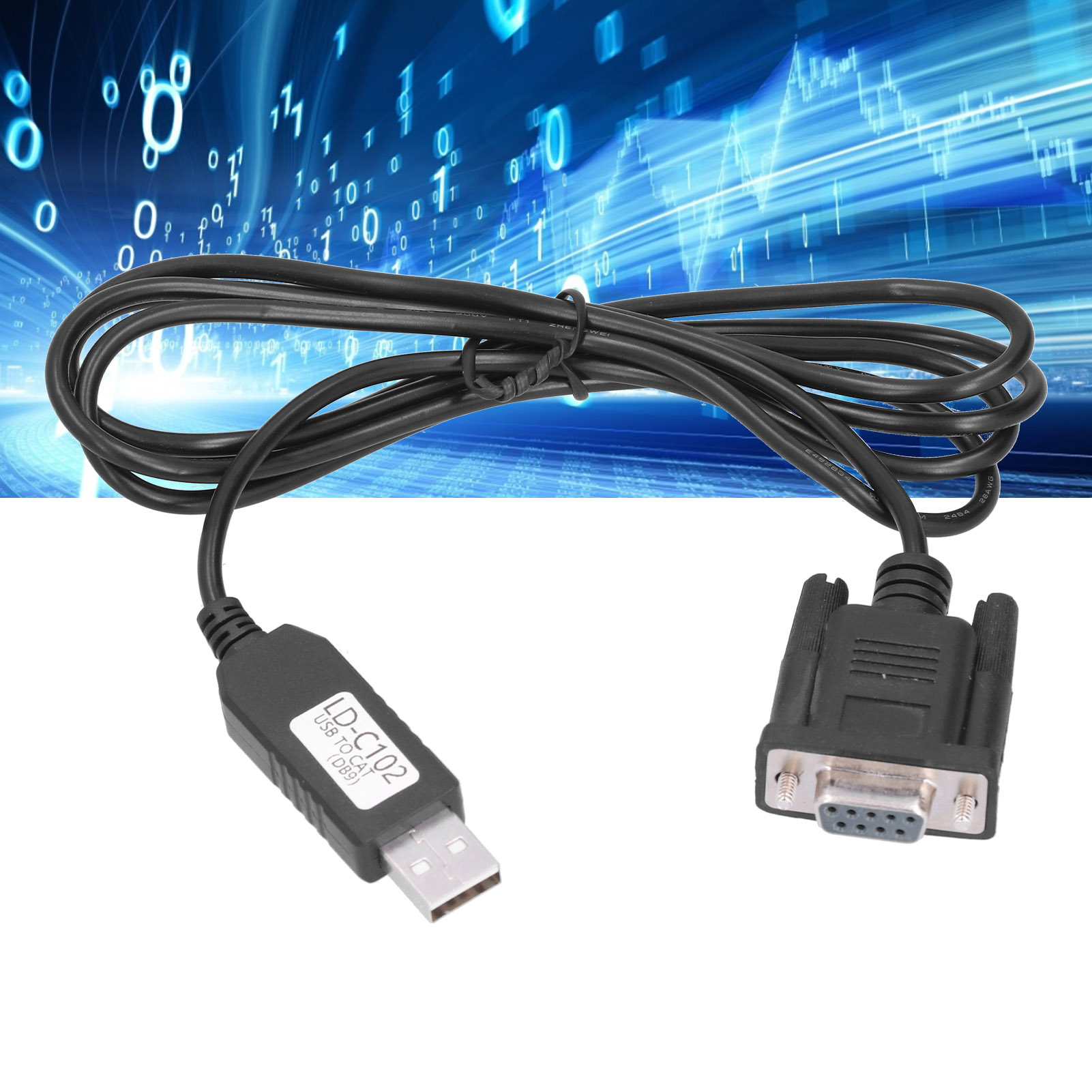 Cat Usb-datenkabel Mit Db9-schnittstelle, Unterstützt Verschiedene Rs-232-schnittstellen Für Radioverstärker Und Usb-kabel.