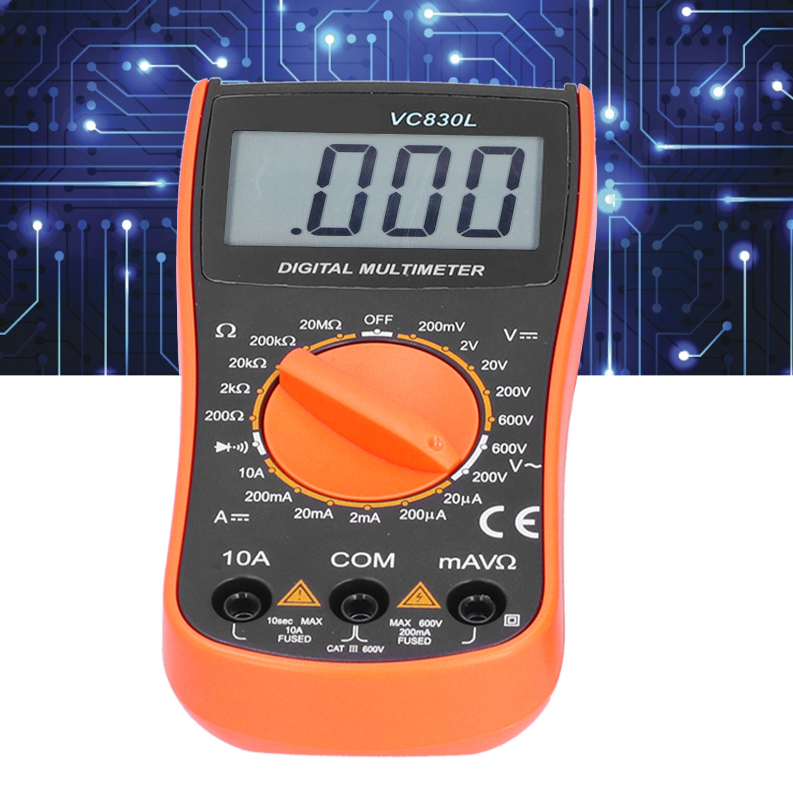Vc830l Hochpräzises Miniatur-digitalmultimeter Mit Tragbarer Funktion Und Akustischem Alarm