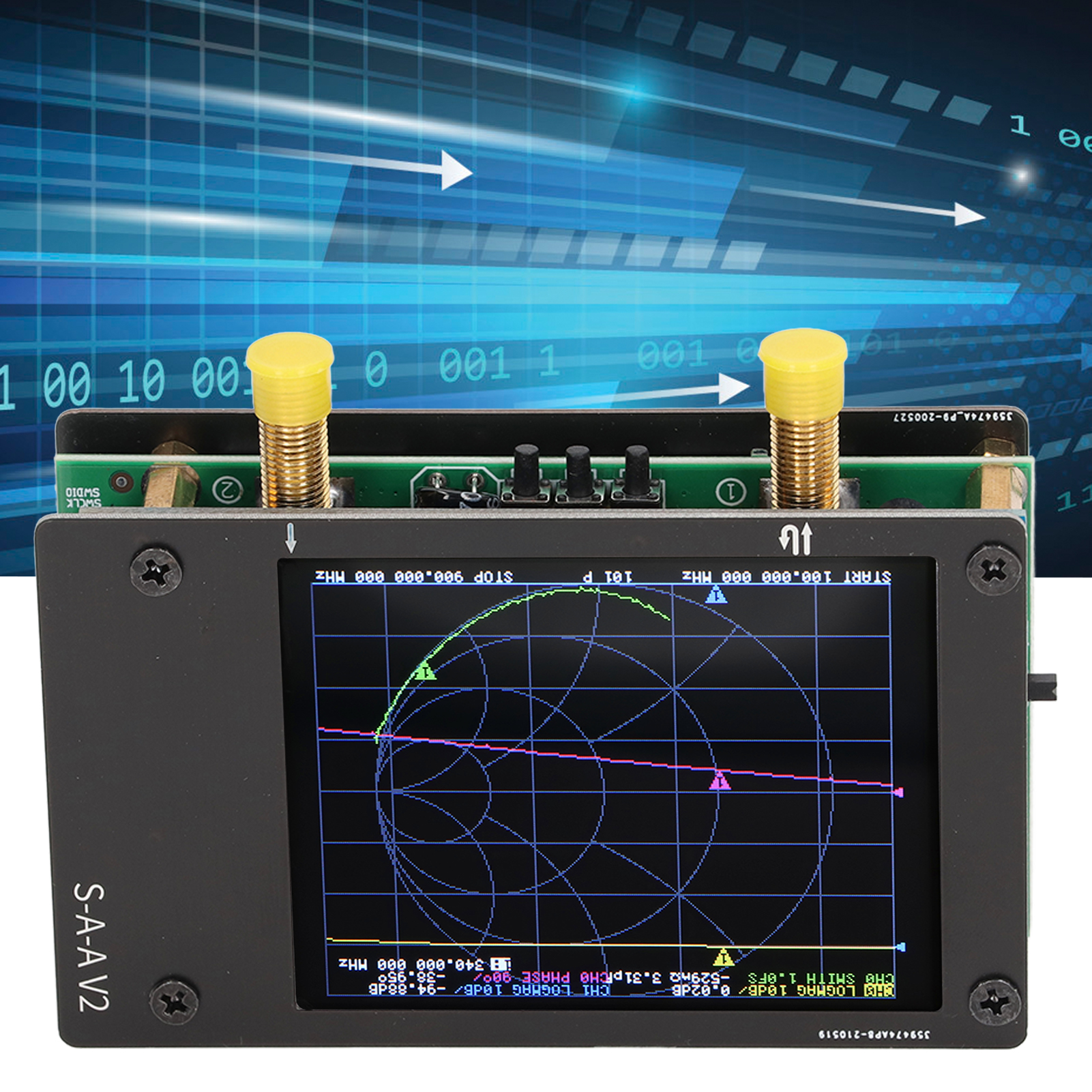 Nanovna V2 3g Vektornetzwerkanalysator-antenne 50 Khz–3 Ghz Kurzwelle Hf Vhf Uhf