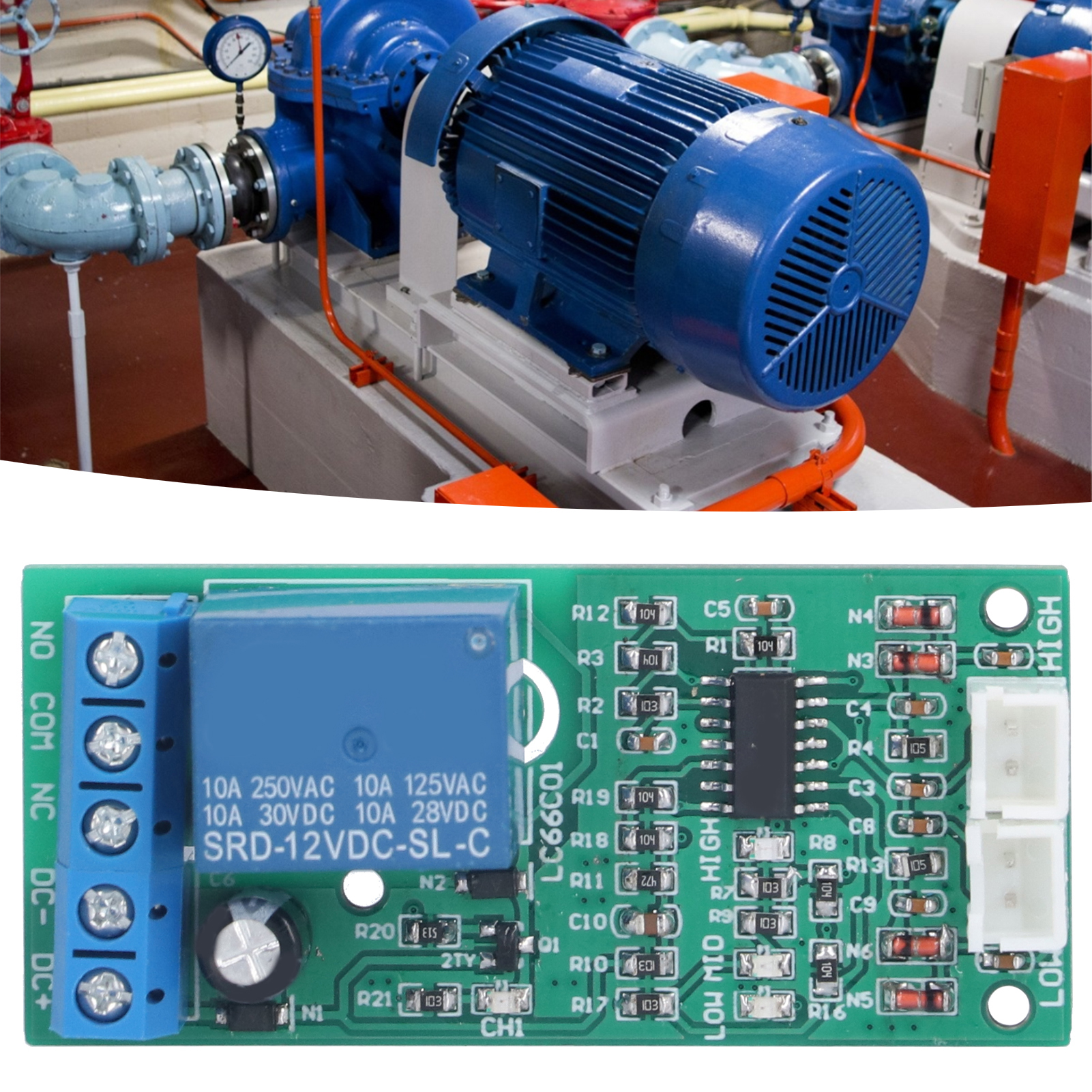 Lc66c01+tb447 12v Dc Automatischer Regler Zur Flüssigkeitsstanderkennung