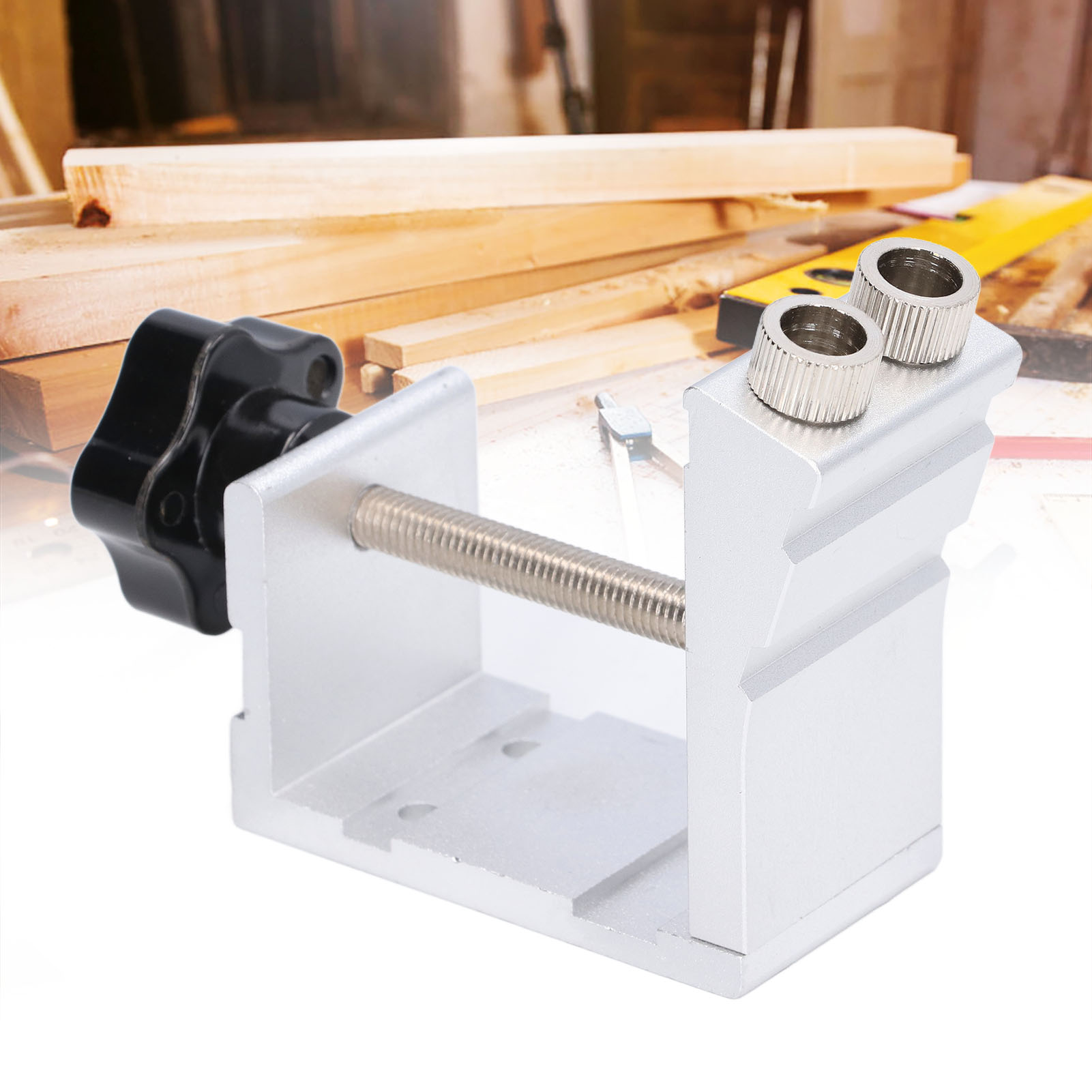 Positionierer Für Taschenlochbohrungen, Taschenloch-spannset, Positionierwerkzeug Für Aluminiumbohrungen, Silber Und Weiß.