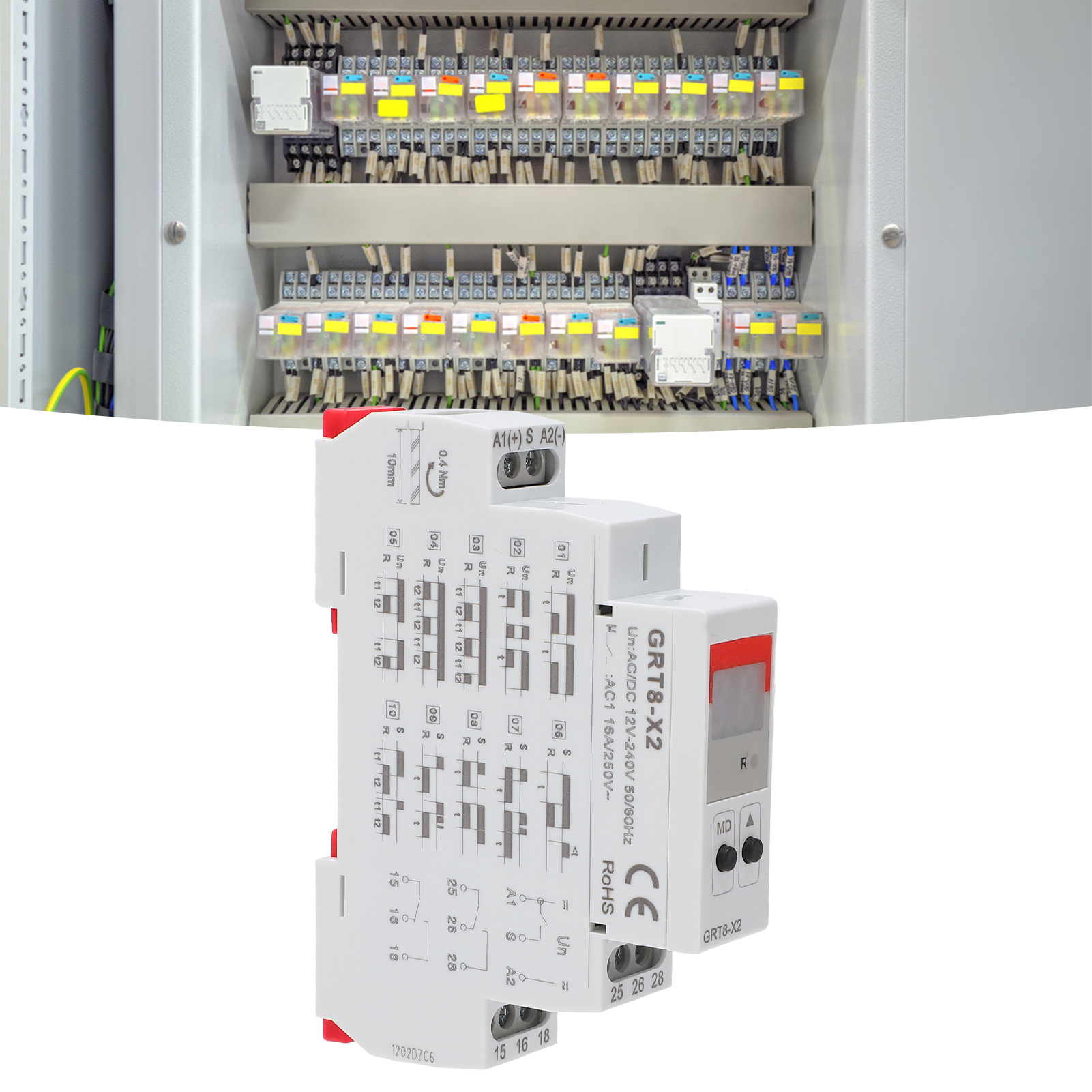 Ac/dc 12v-240v Digitalanzeige-zeitrelais